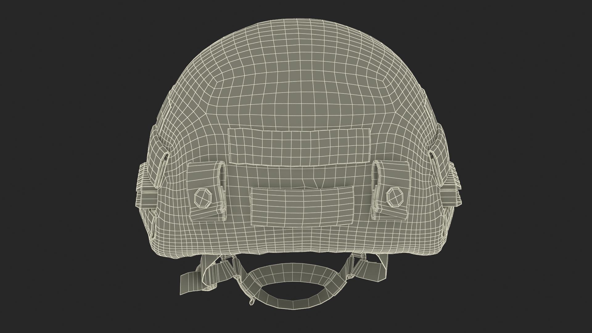 3D model Grass Case Green Helmet Ratnik