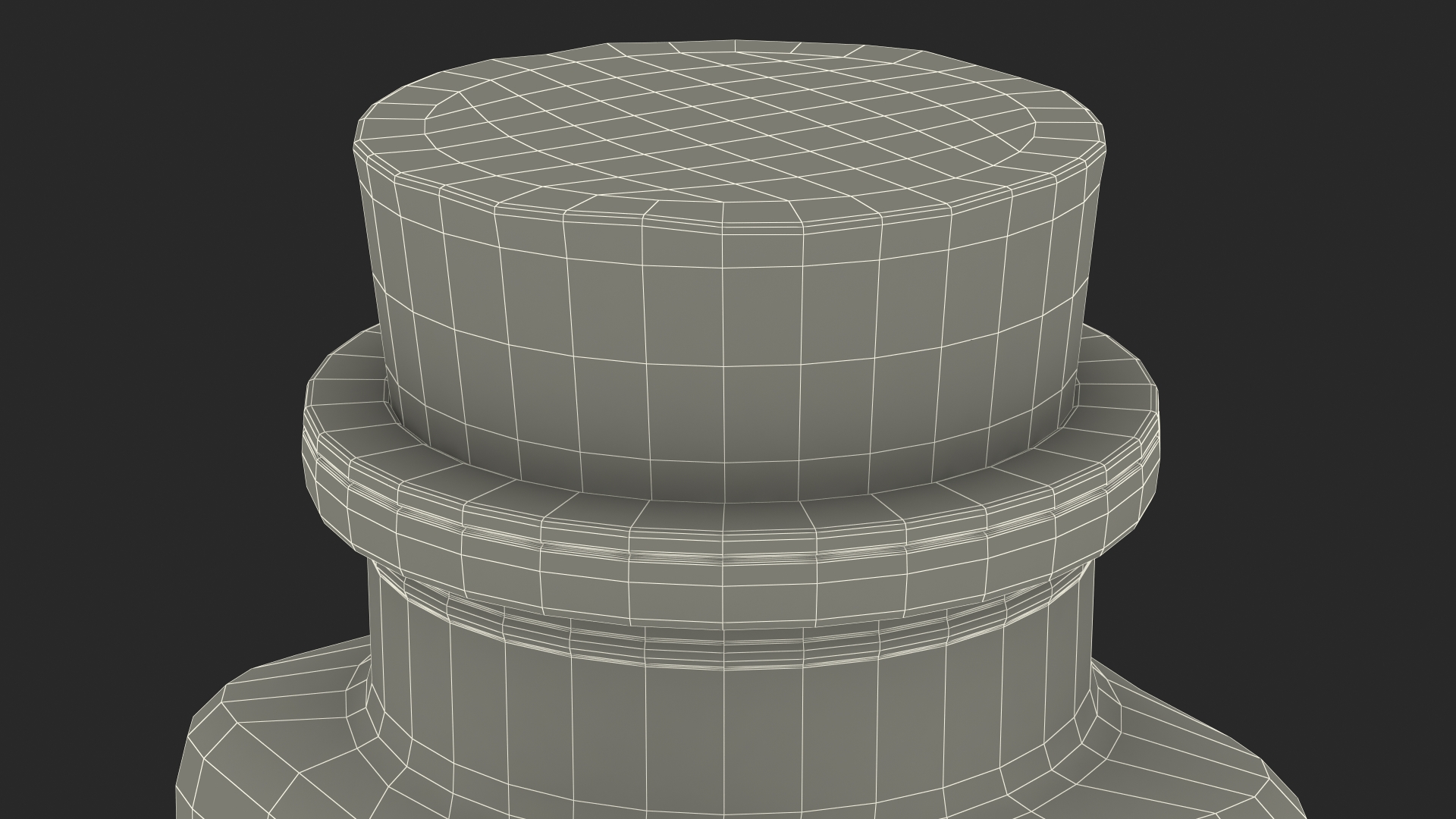 Small Kitchen Storage Jar with Cork Lid 3D model