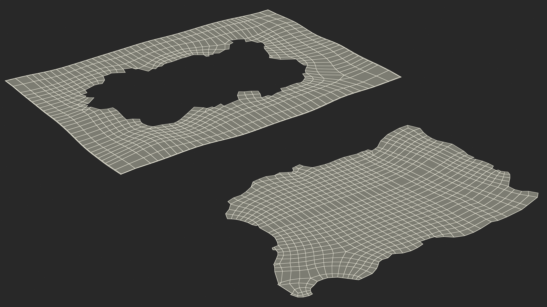 3D model Burnt Sheet of Paper