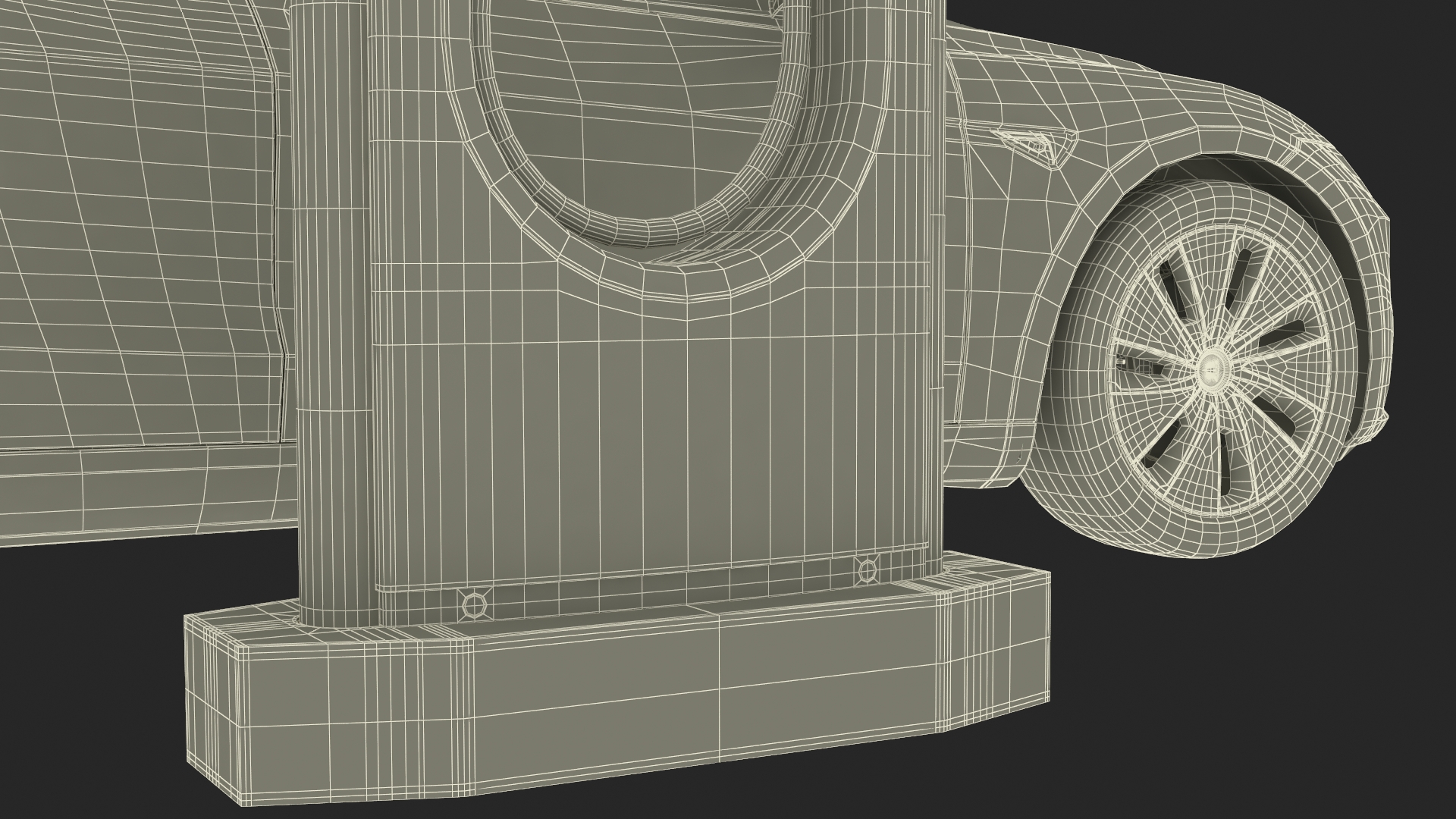 Tesla Model 3 2024 on Filling Station 3D