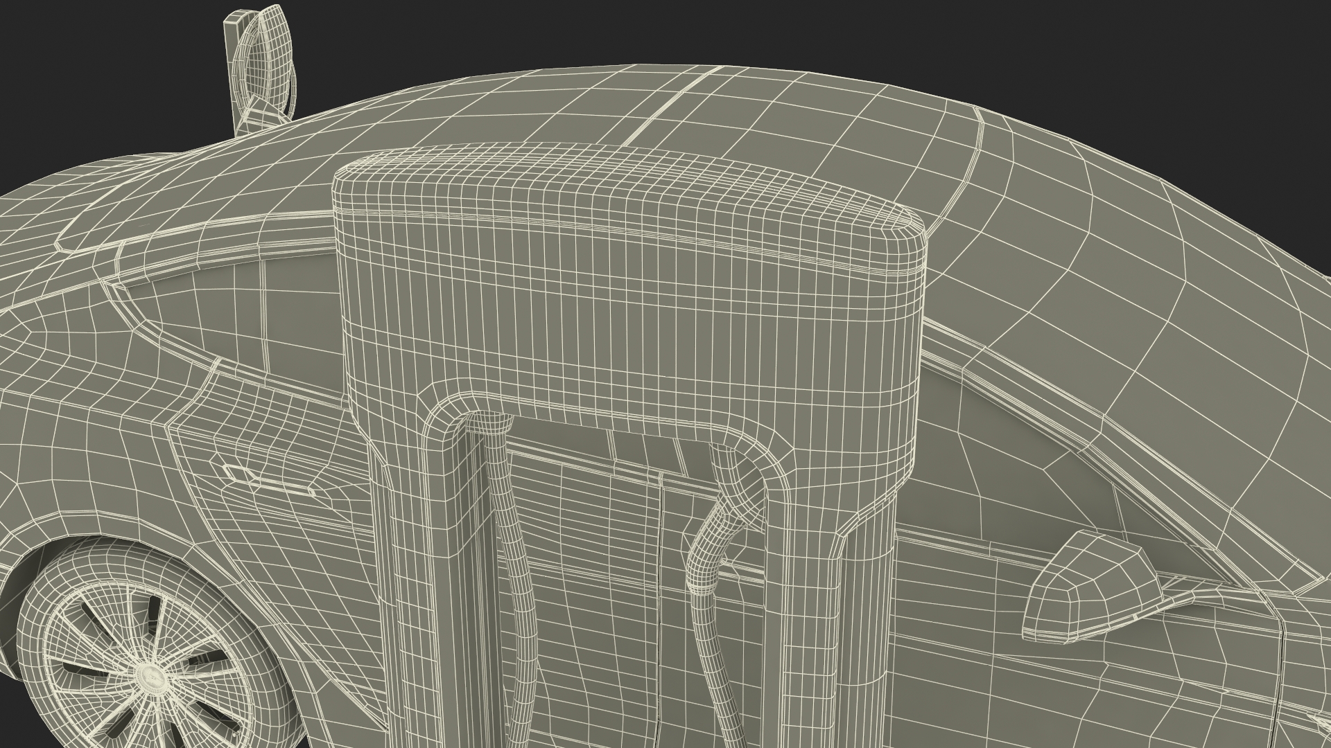 Tesla Model 3 2024 on Filling Station 3D