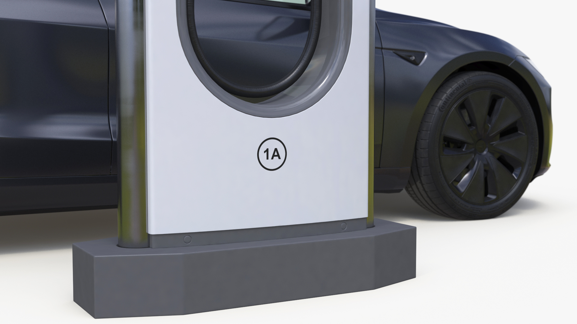 Tesla Model 3 2024 on Filling Station 3D