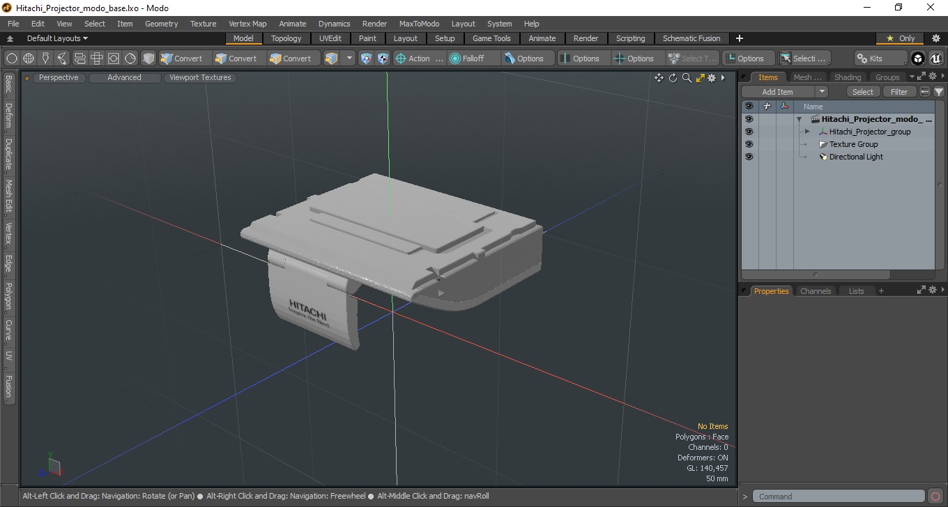 Hitachi Projector 3D