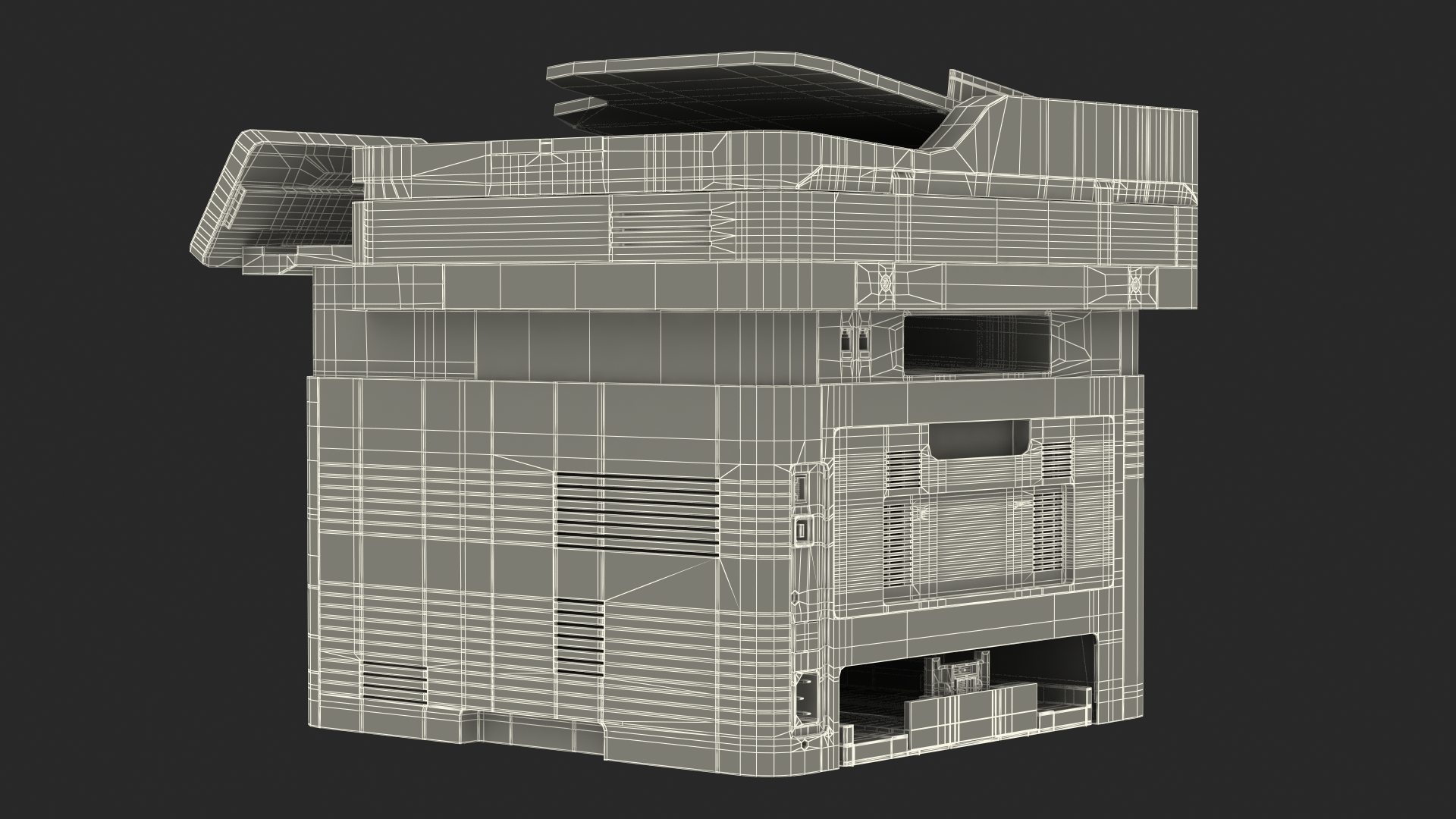 3D Multifunction Laser Printer Power ON