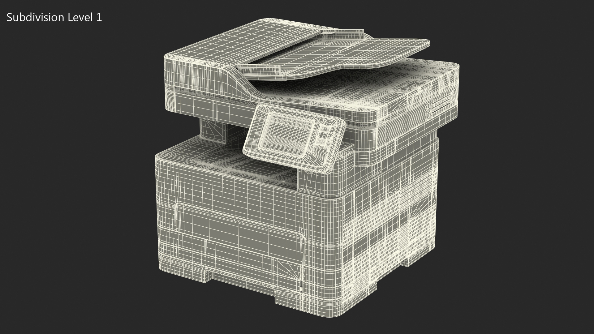 3D Multifunction Laser Printer Power ON