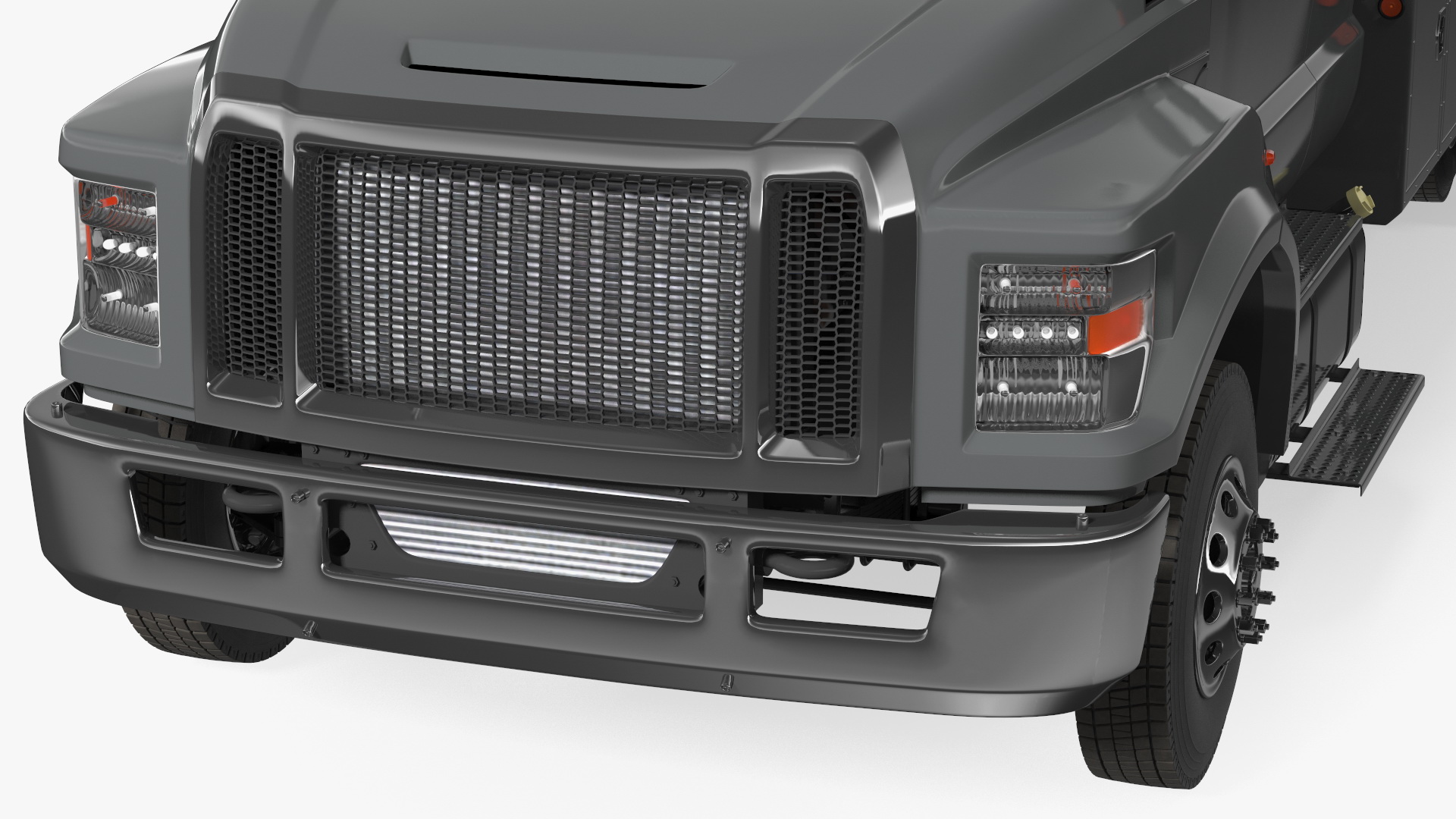 3D Car Tow Truck with Transportable Car