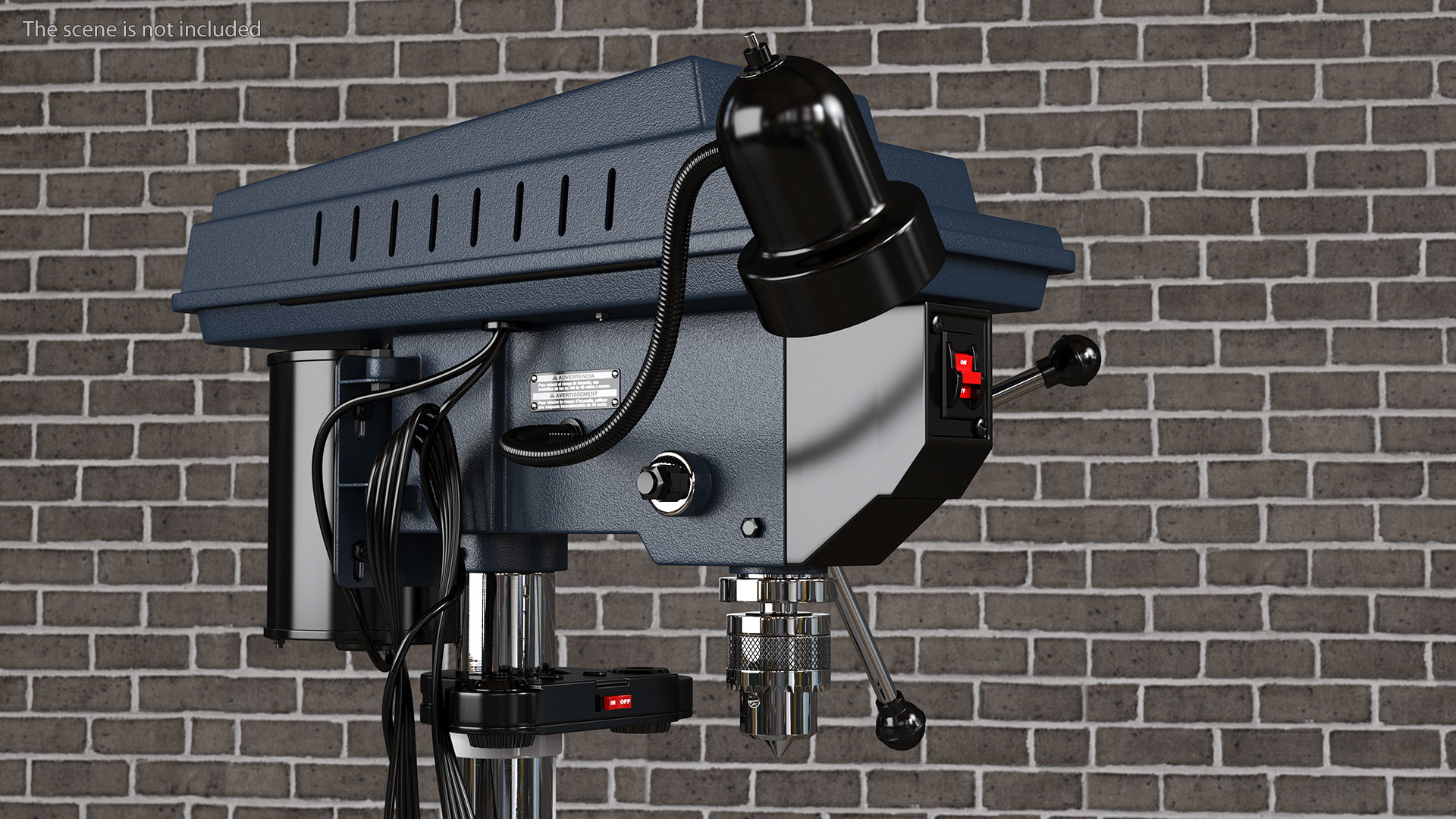 3D Bench Mount Drill Press model