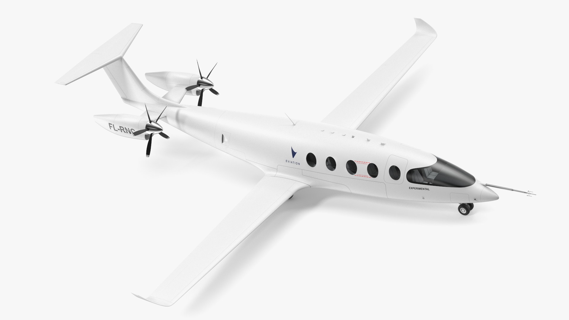 Eviation Alice Electric Aircraft Rigged 3D model
