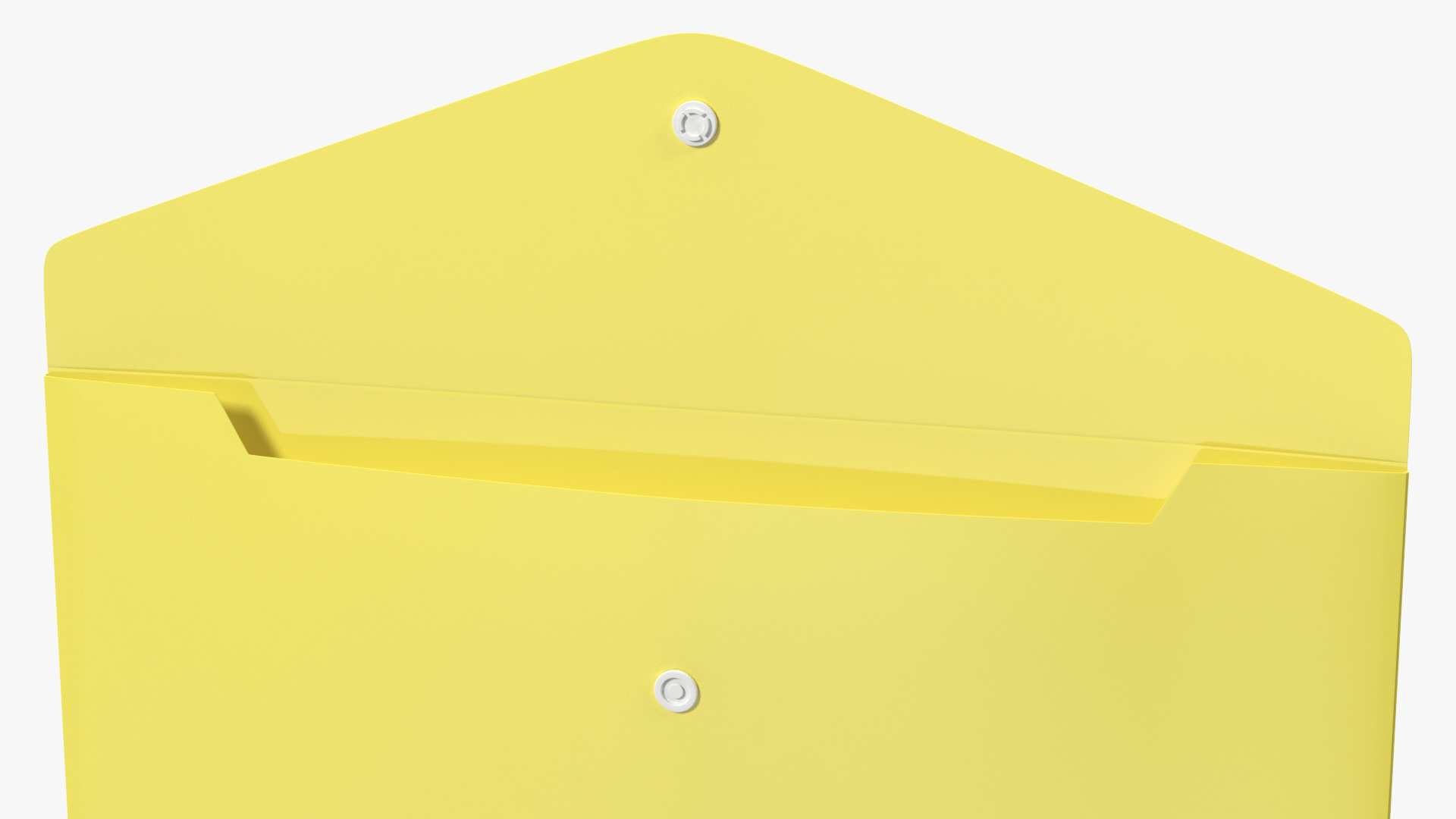 3D model Plastic Document Folder Open Yellow