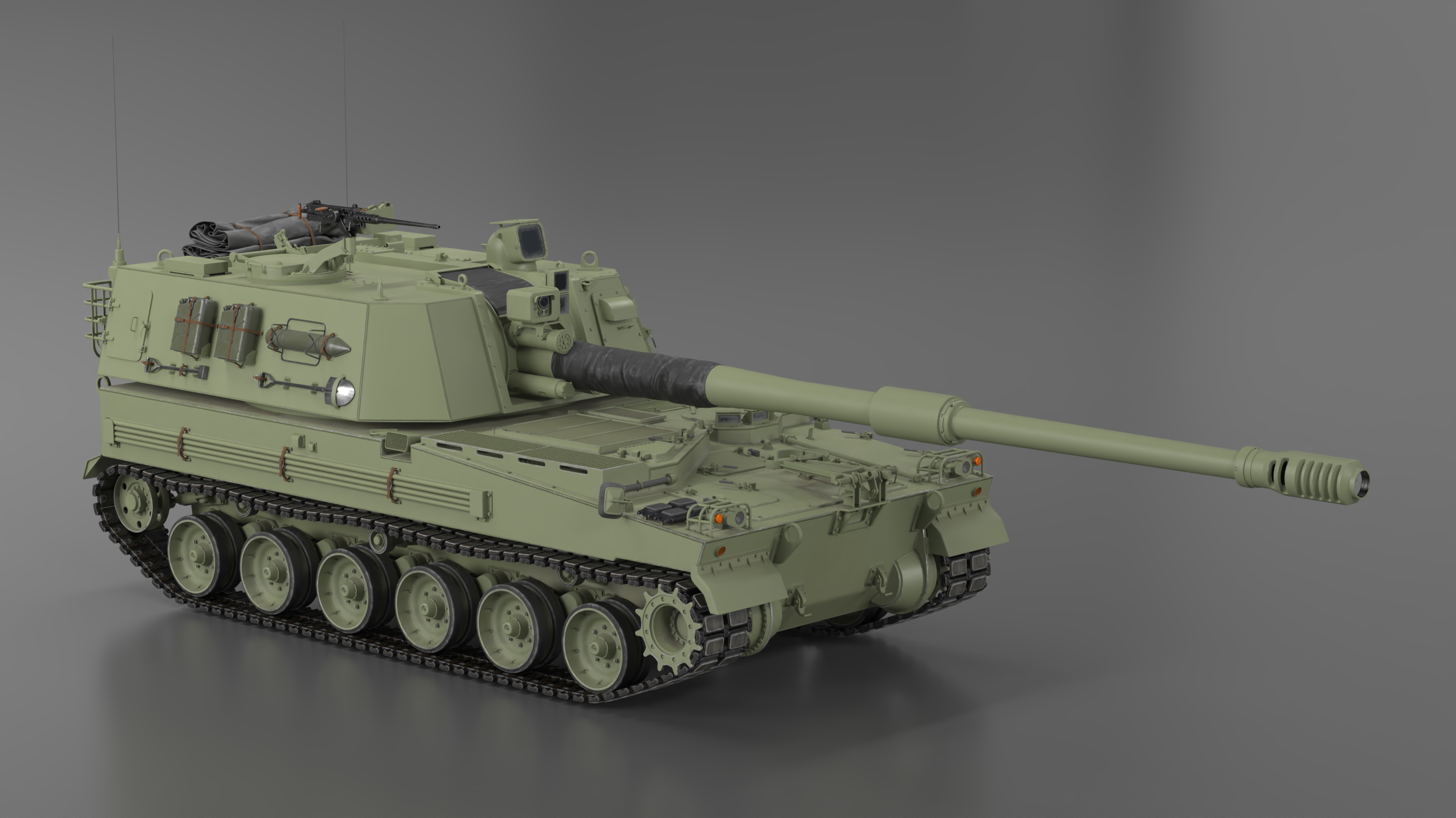 3D South Korean Self Propelled Howitzer