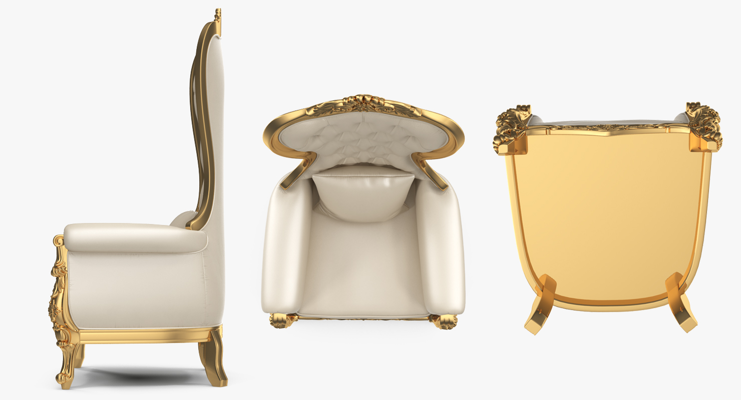 Throne Chair 3D