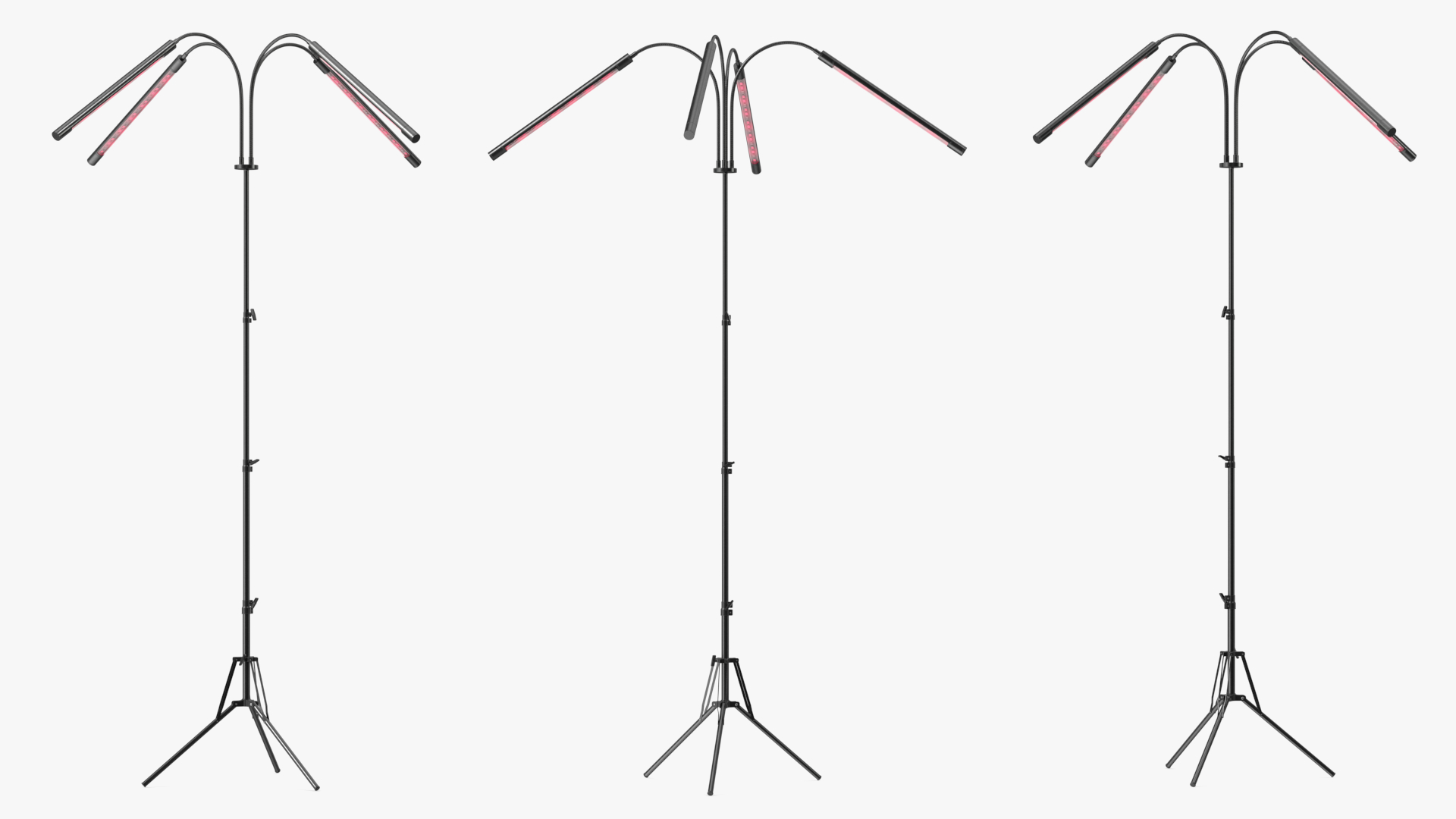 3D Grow Lamp with Stand Frenan Red Lights model