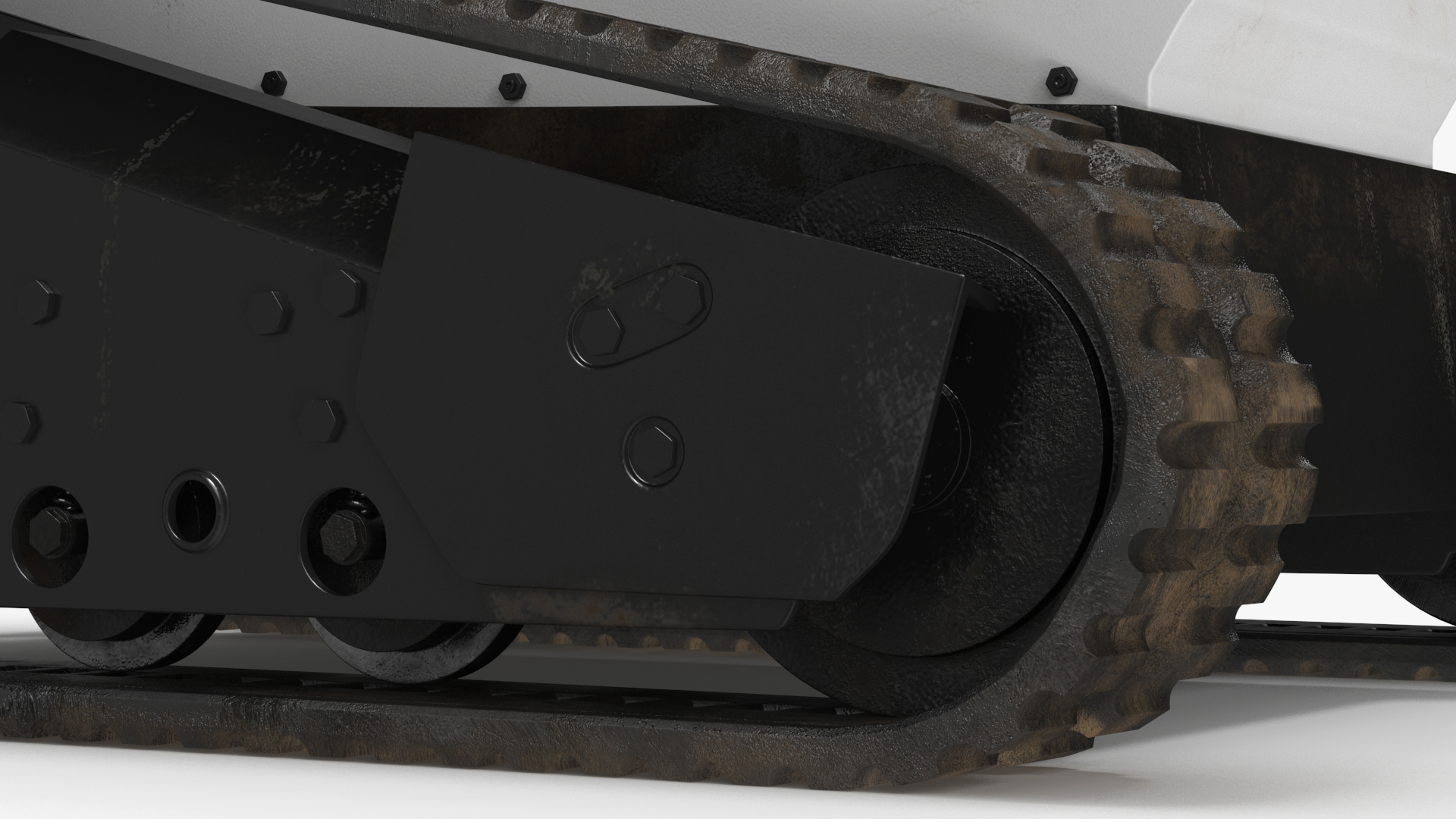 3D Compact Tracked Loader with Auger model