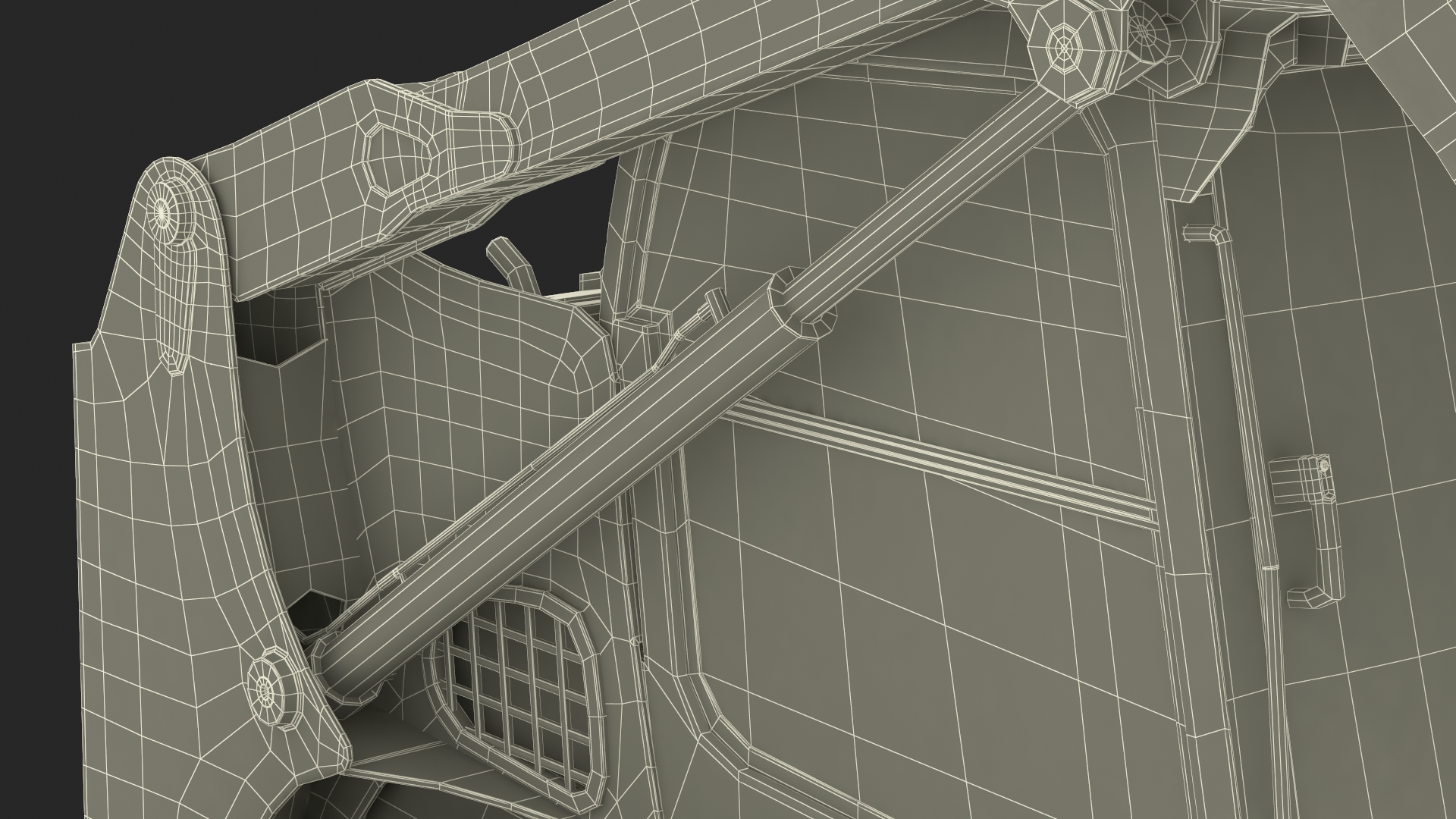 3D Compact Tracked Loader with Auger model