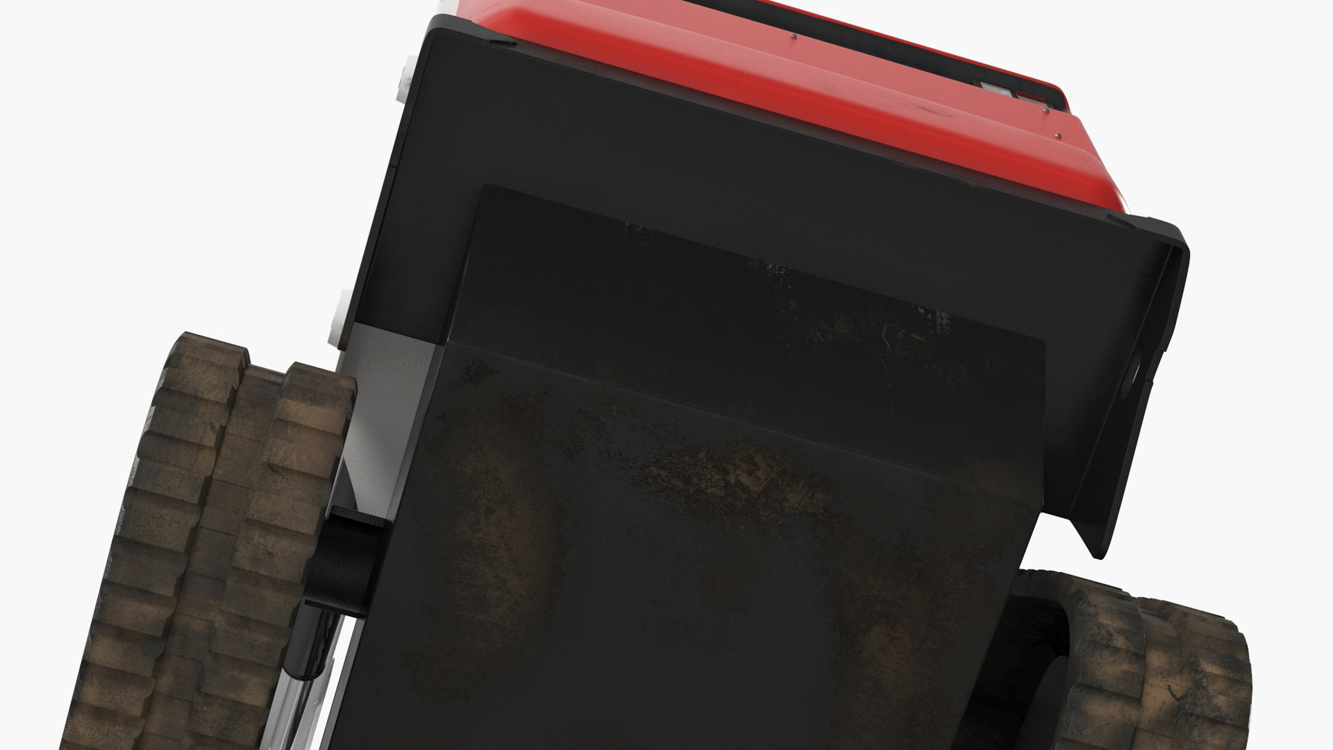 3D Compact Tracked Loader with Auger model