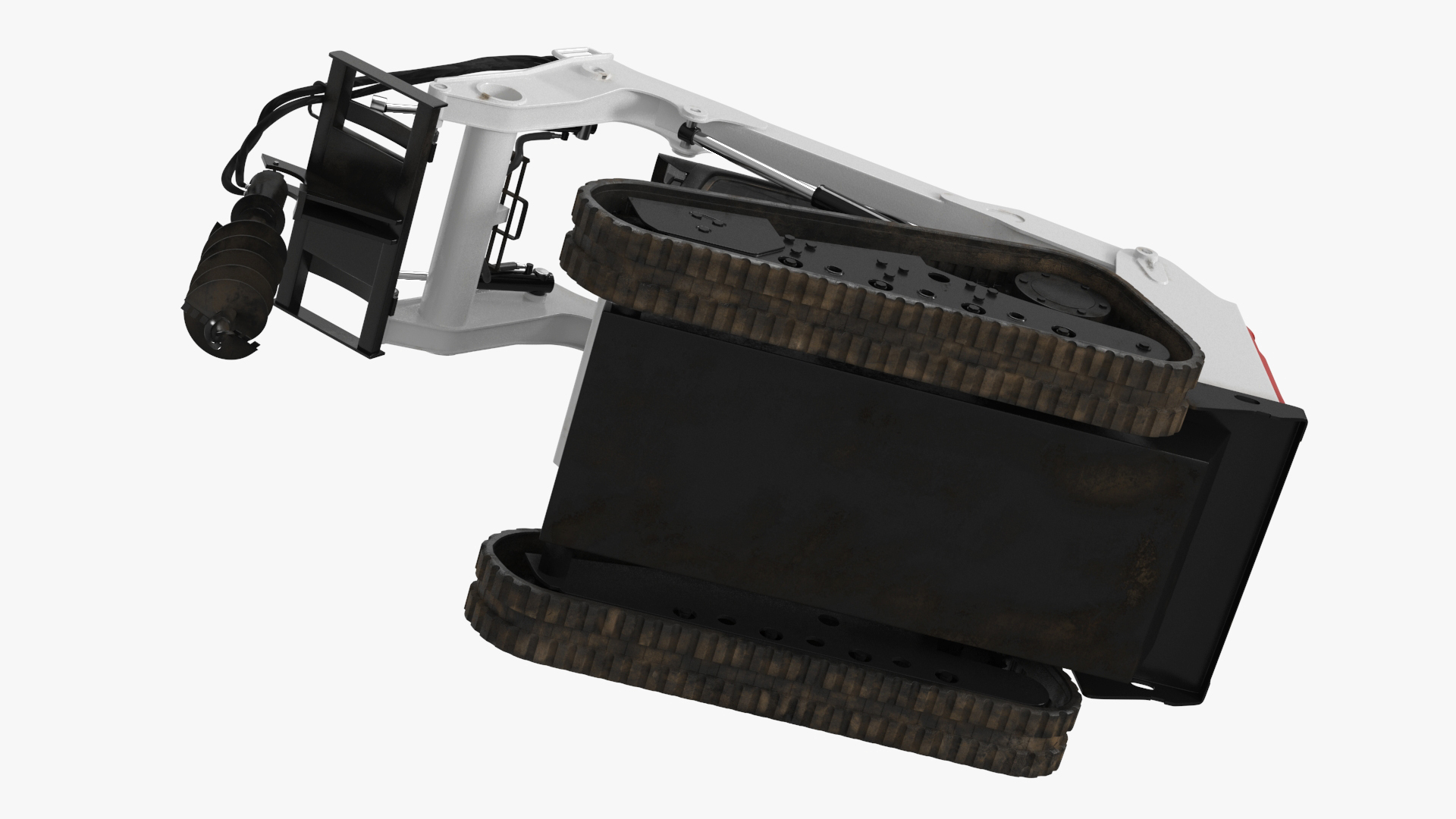 3D Compact Tracked Loader with Auger model