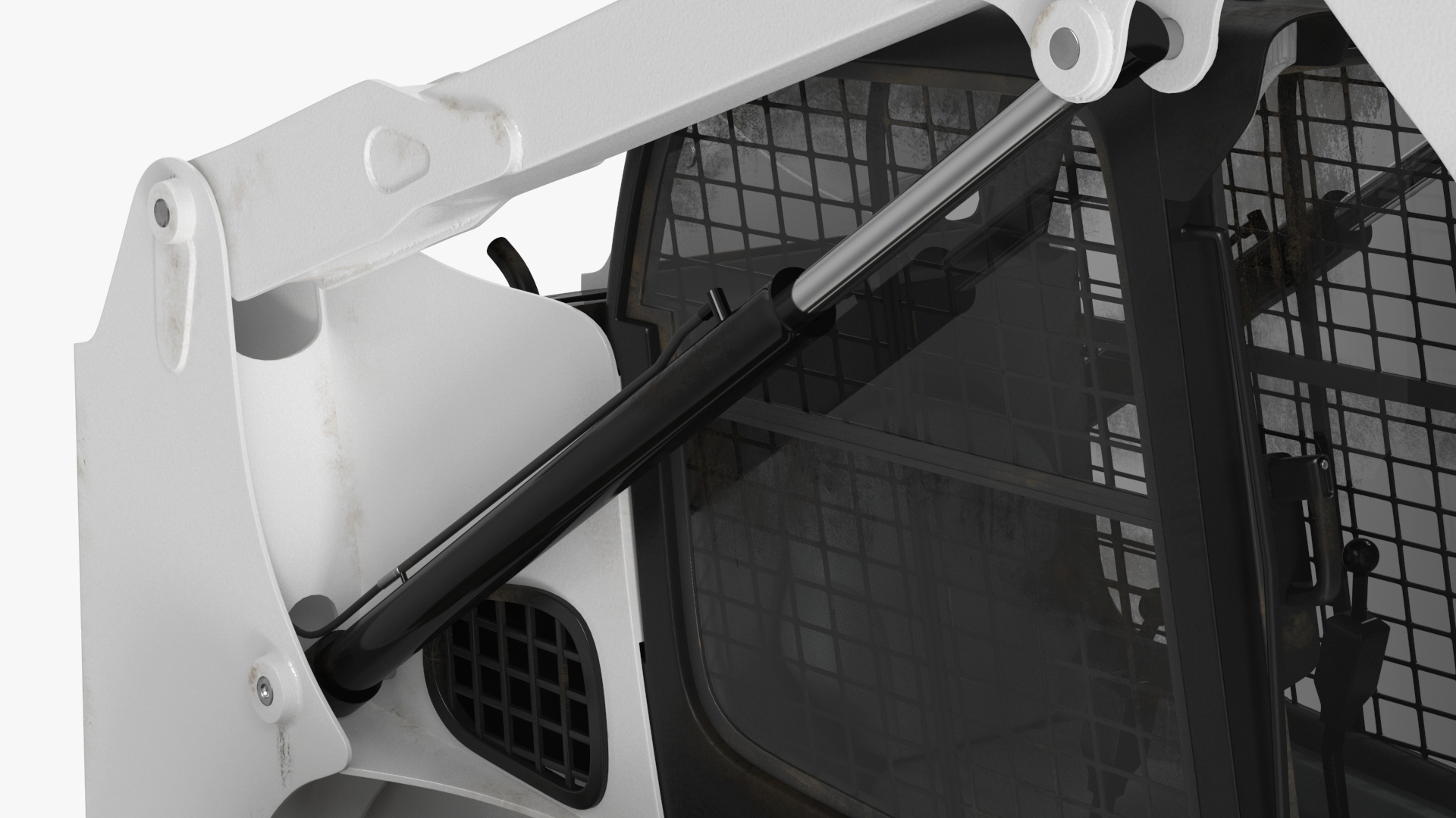 3D Compact Tracked Loader with Auger model