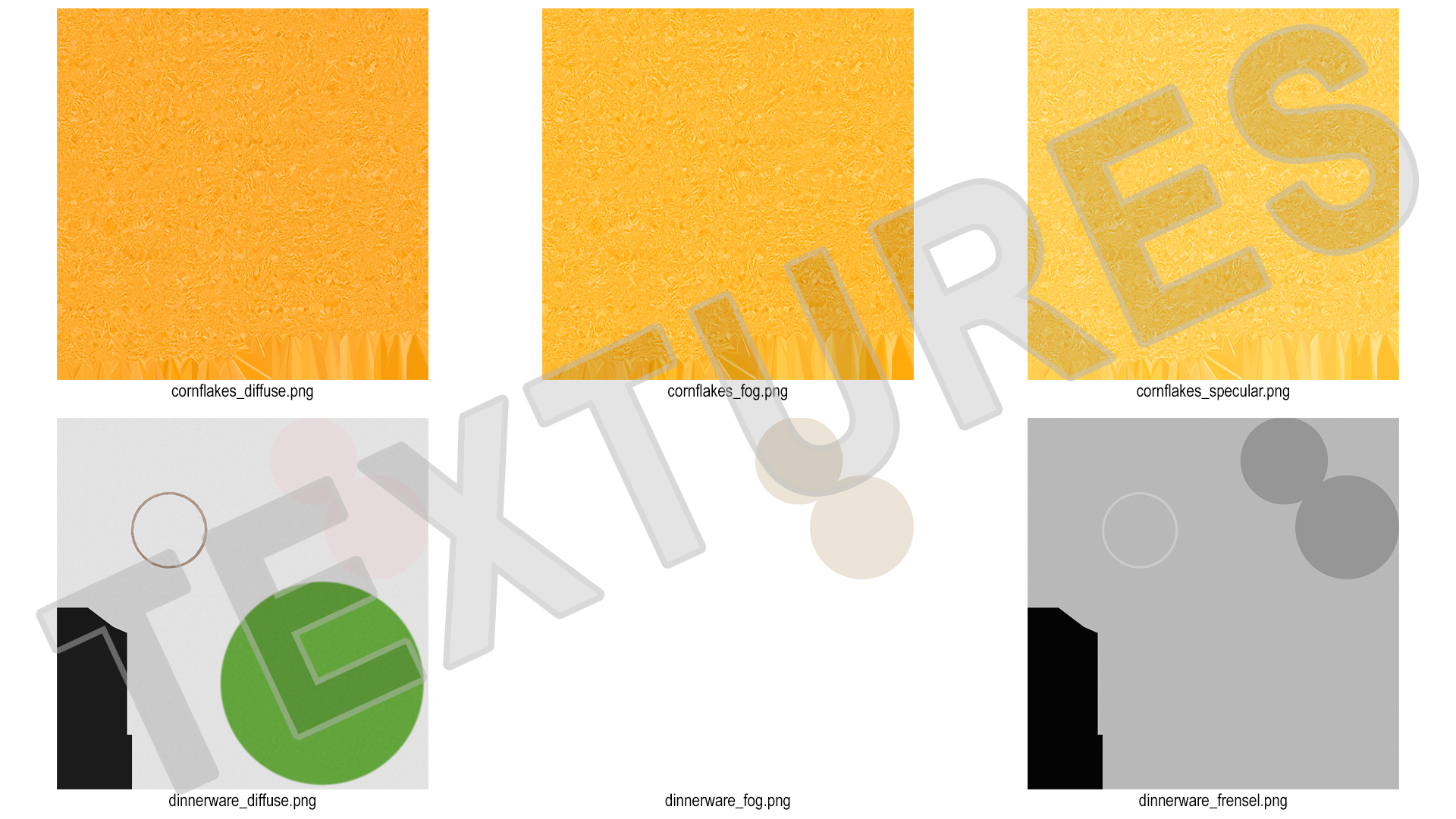 Bowl of Corn Flakes with Milk and Spoon 3D model
