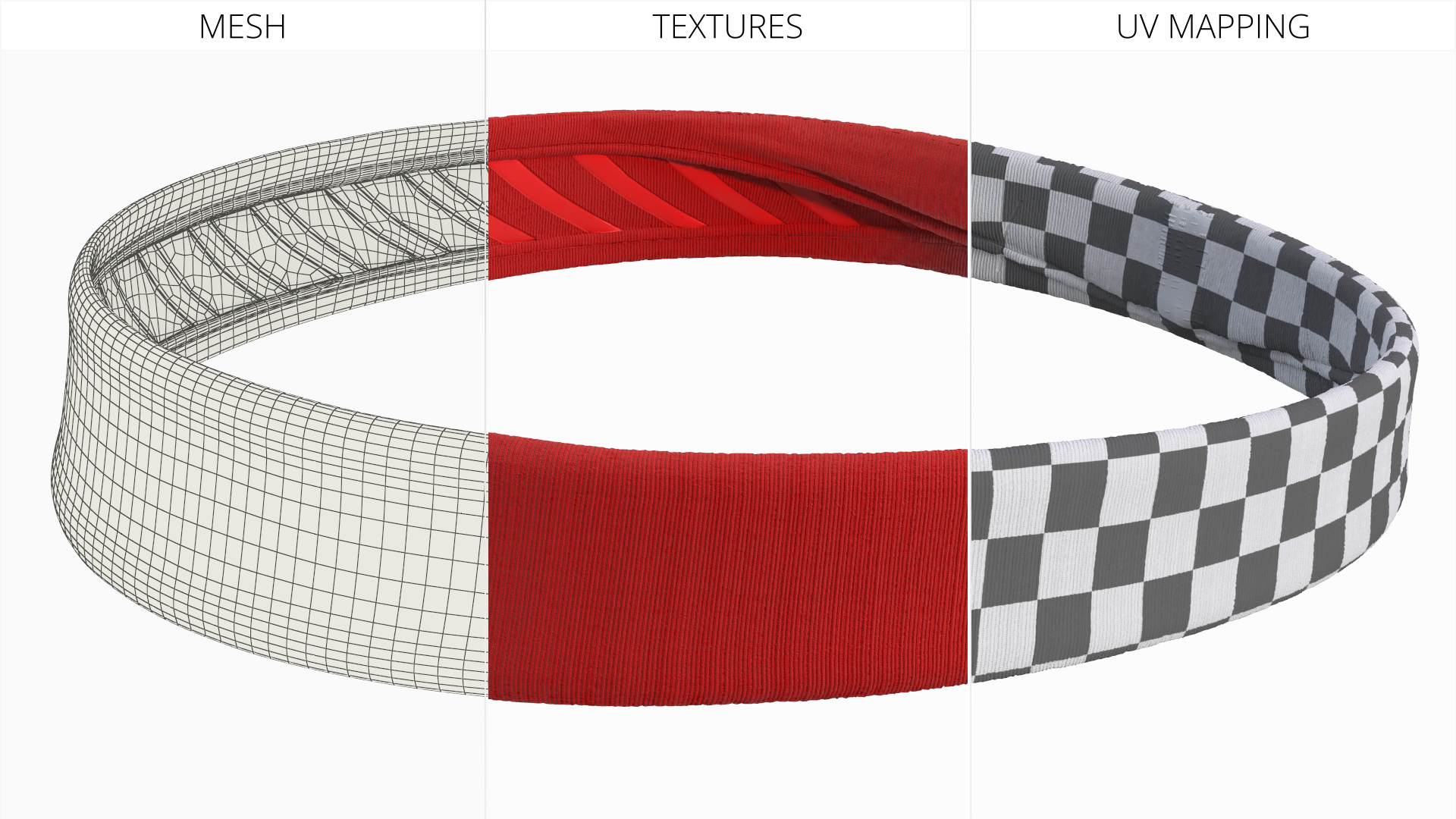 Sports Headband Red - view 6