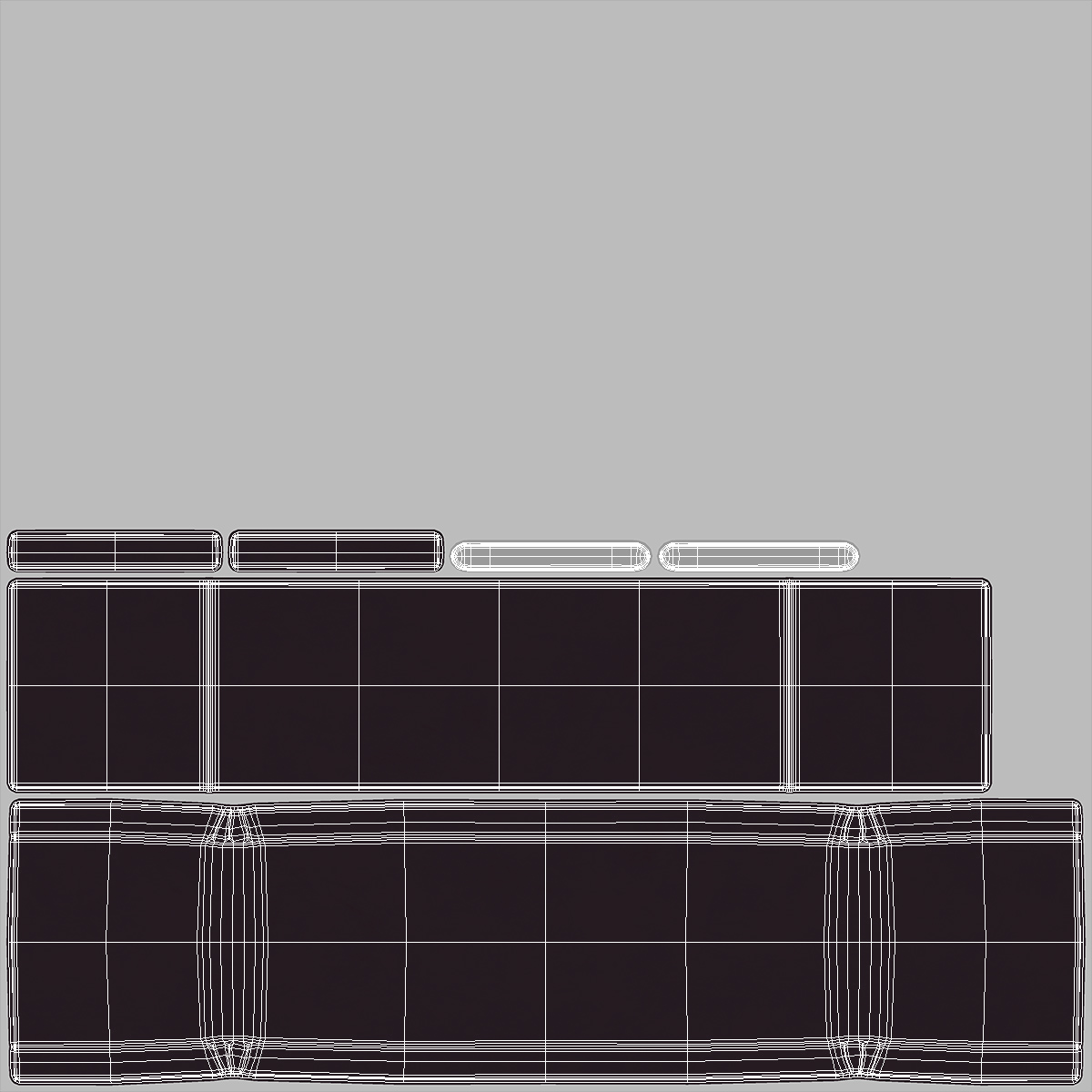 3D model Minimalist Upholstered Coffee Table