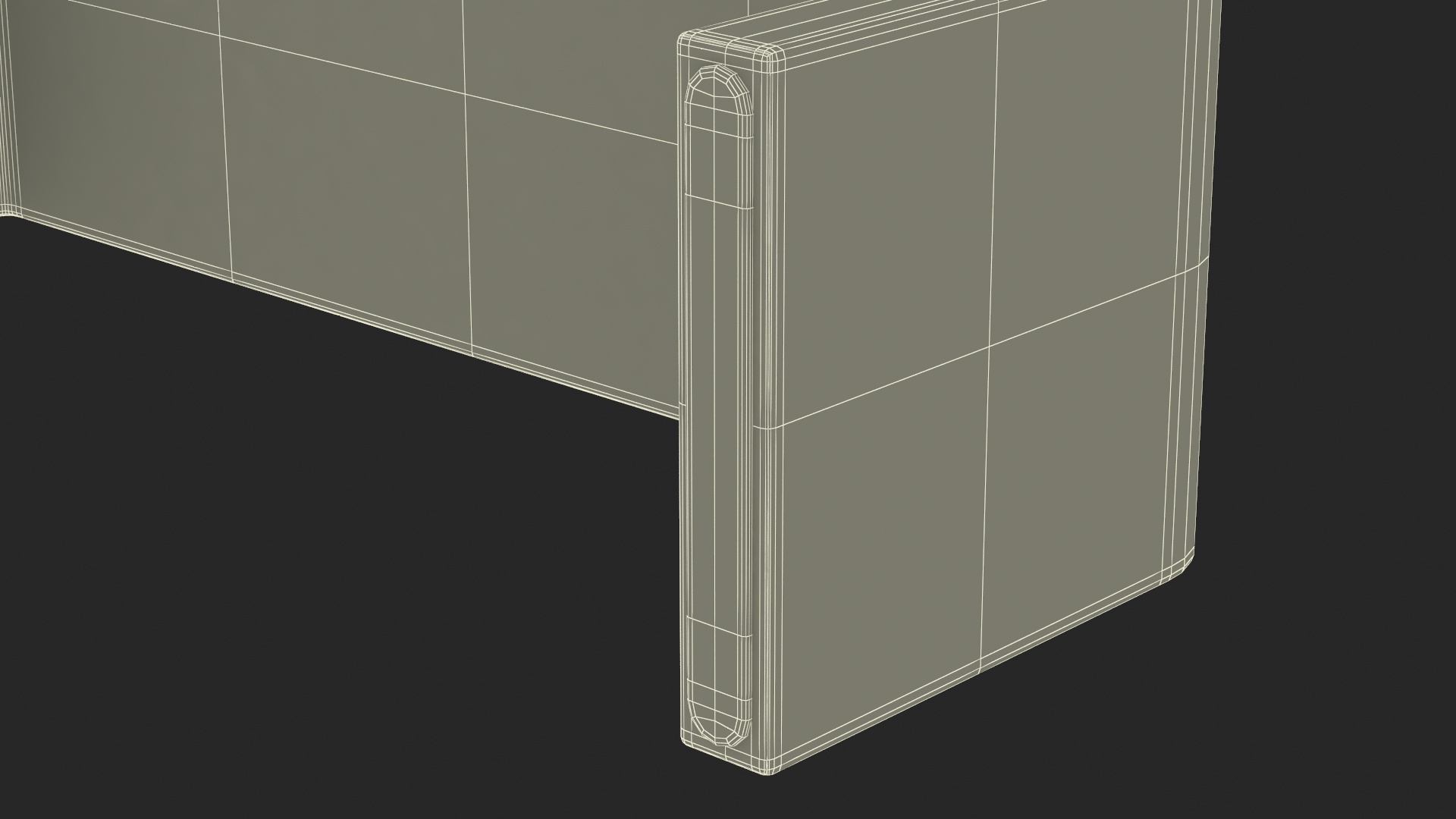 3D model Minimalist Upholstered Coffee Table
