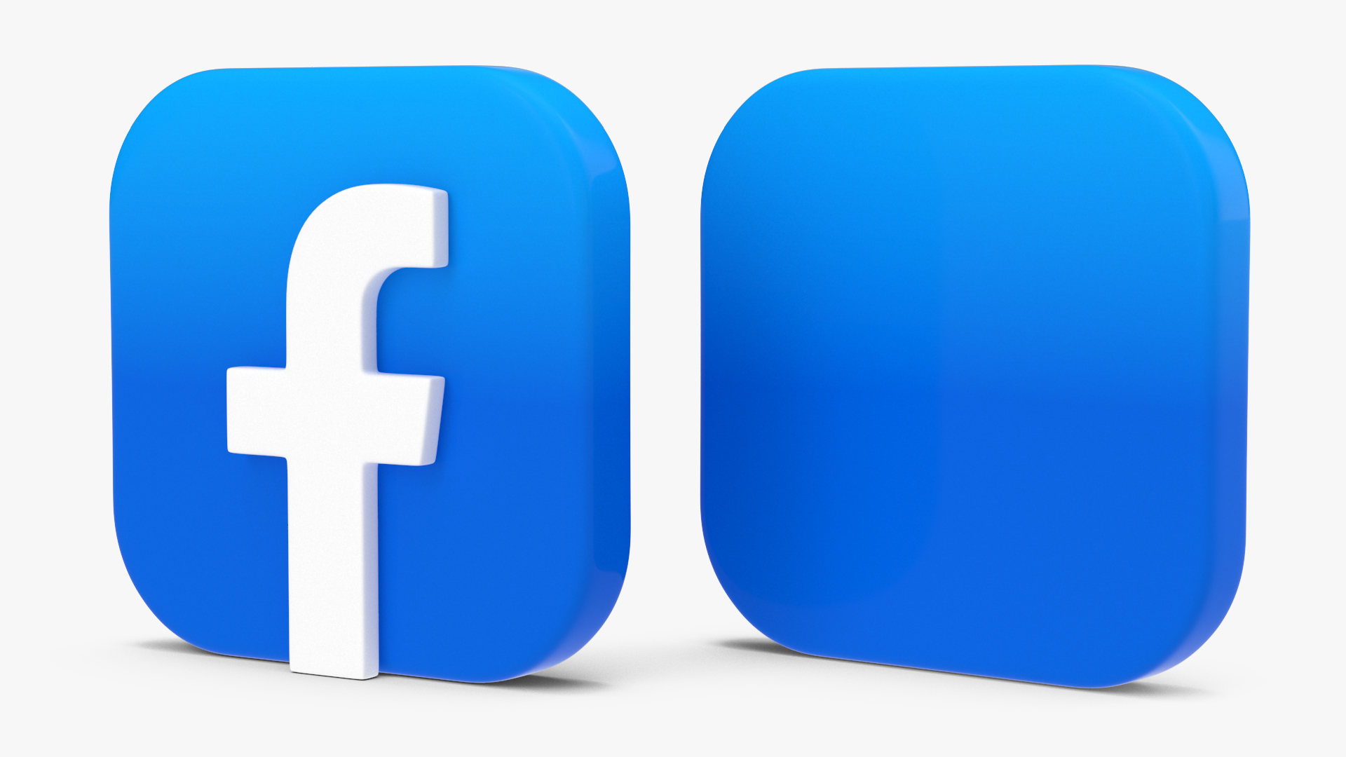3D Facebook Social Media Icon