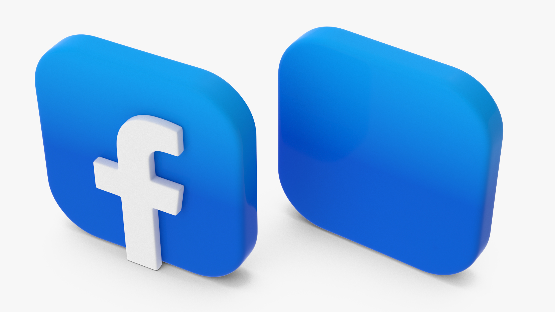 3D Facebook Social Media Icon