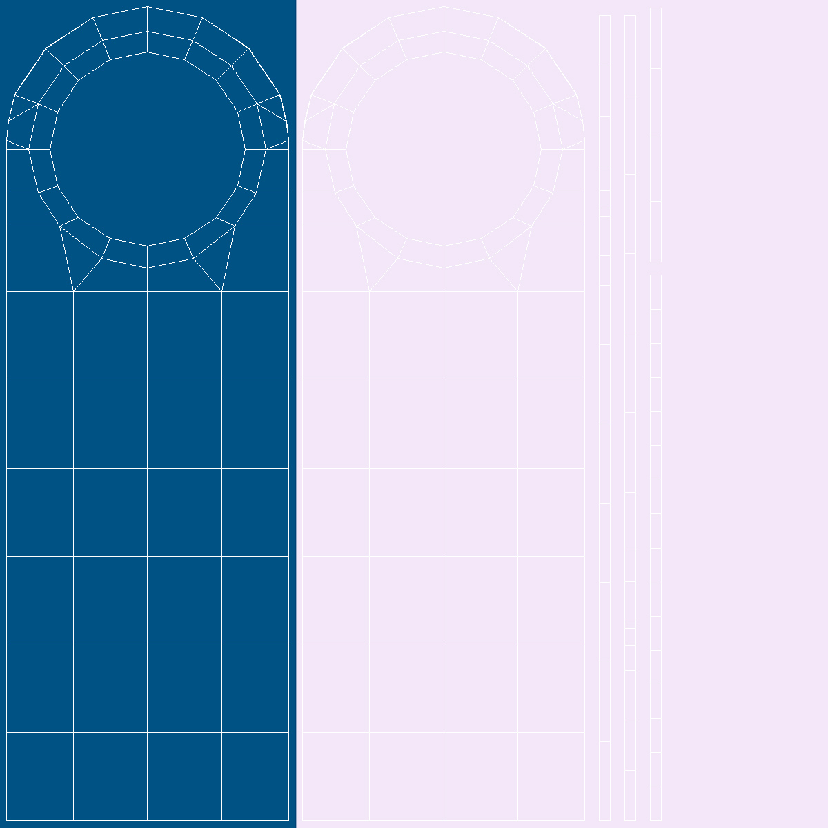 Hotel Door Hanger Blank Tag 3D