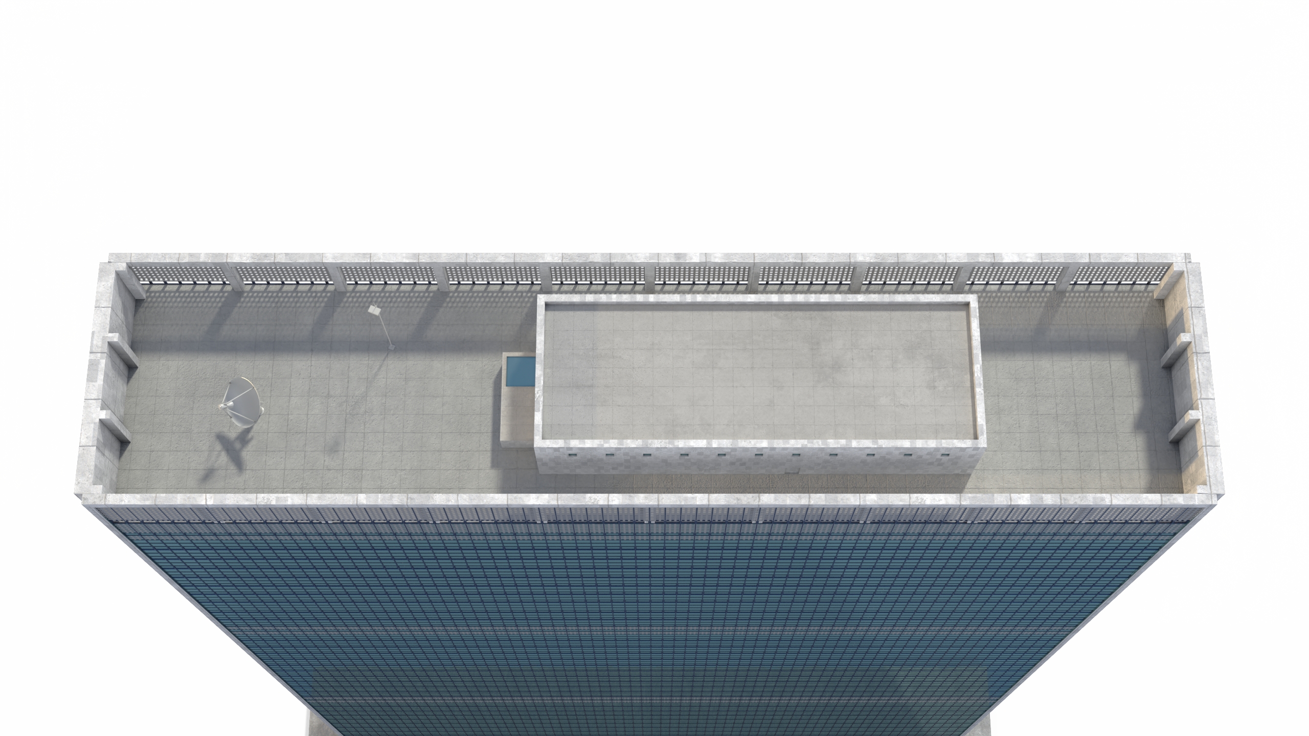 3D model United Nations Secretariat Building