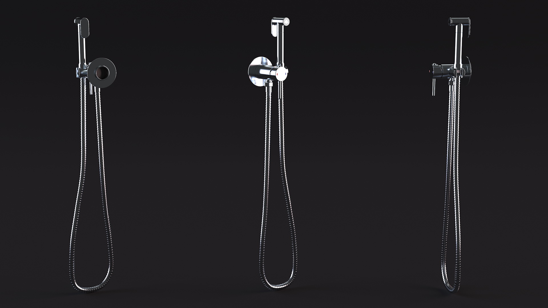 3D model Hygienic Shower