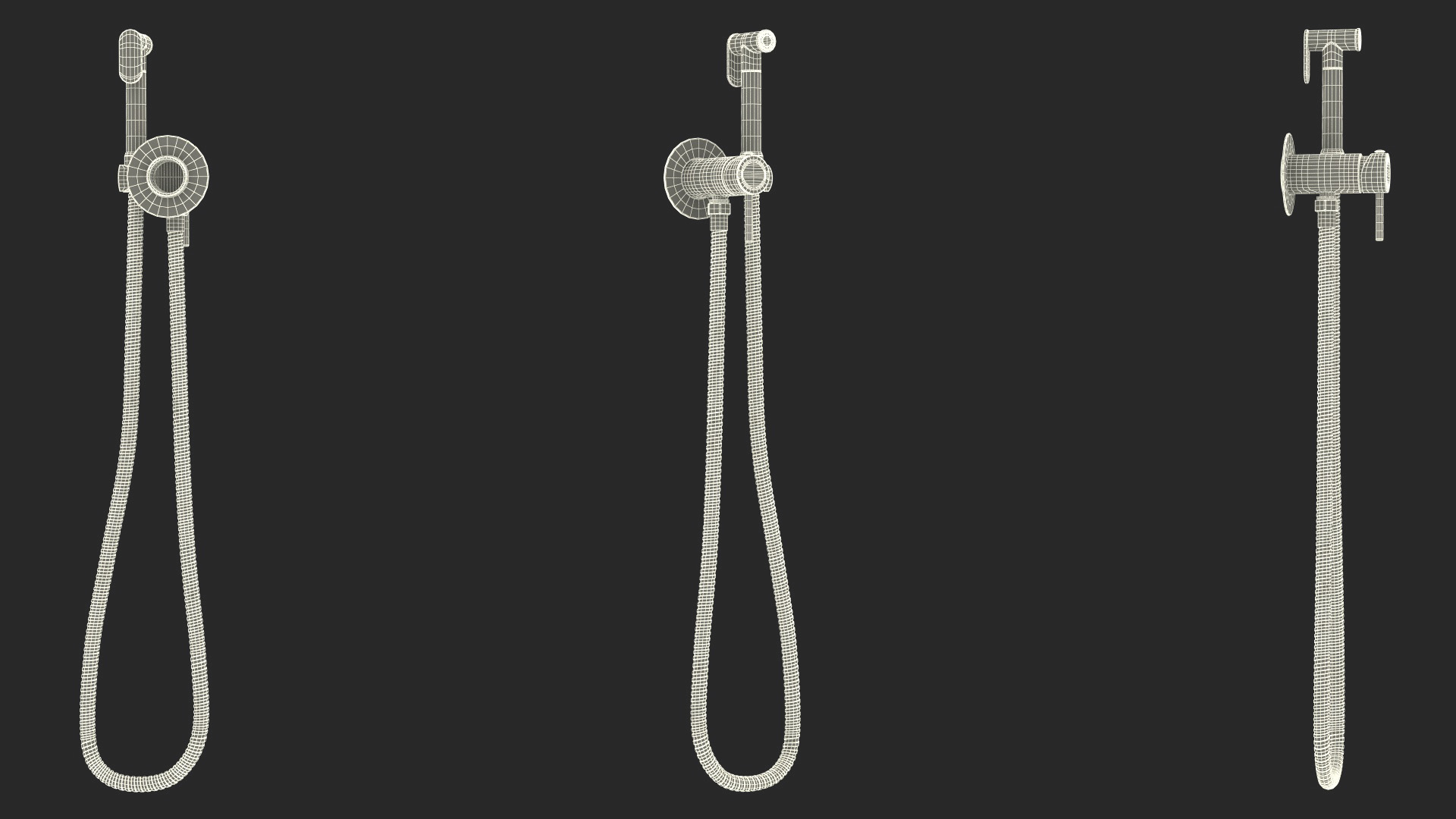 3D model Hygienic Shower