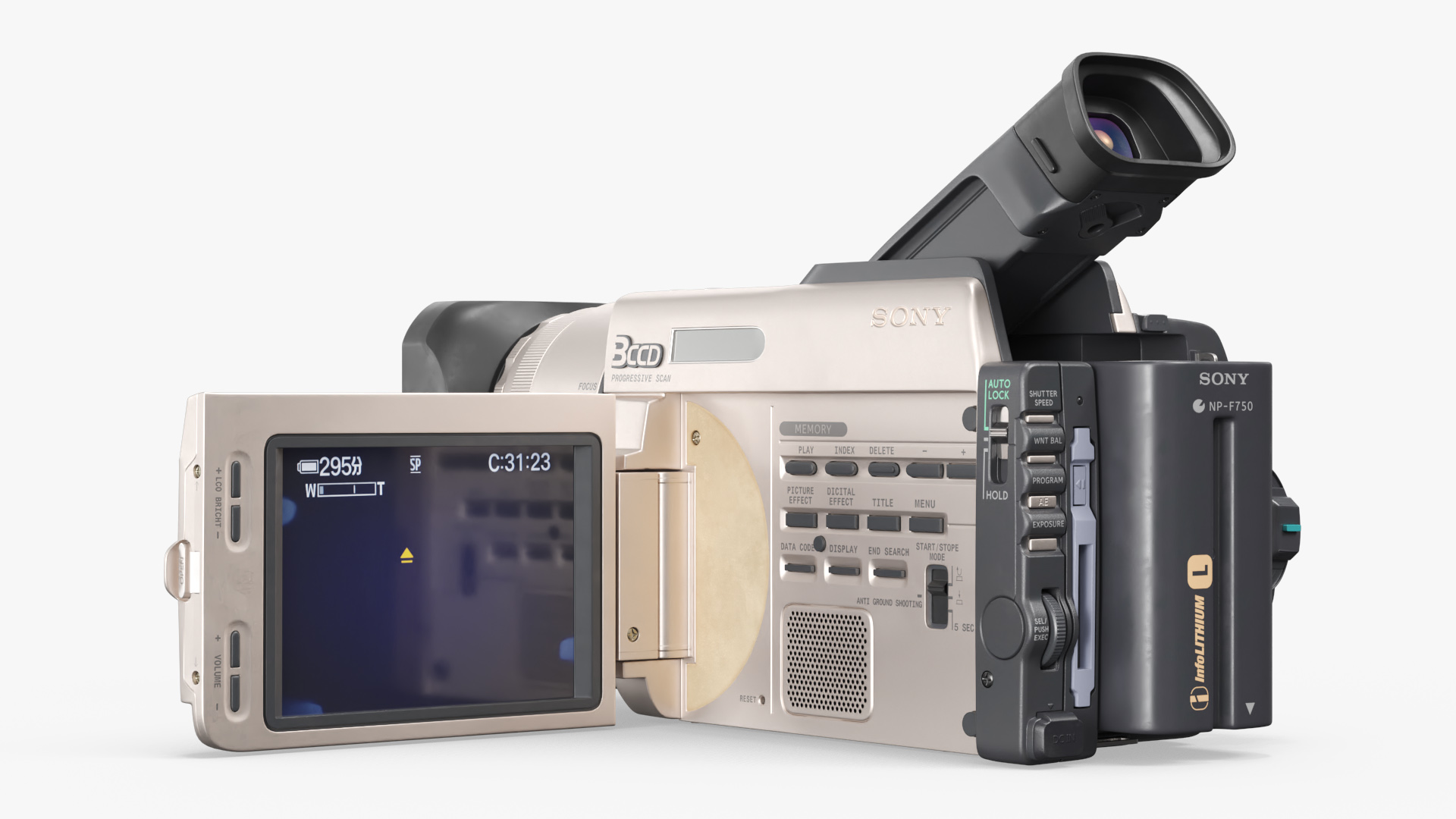 Sony TRV900 MiniDV Camcorder with Tape - view 4