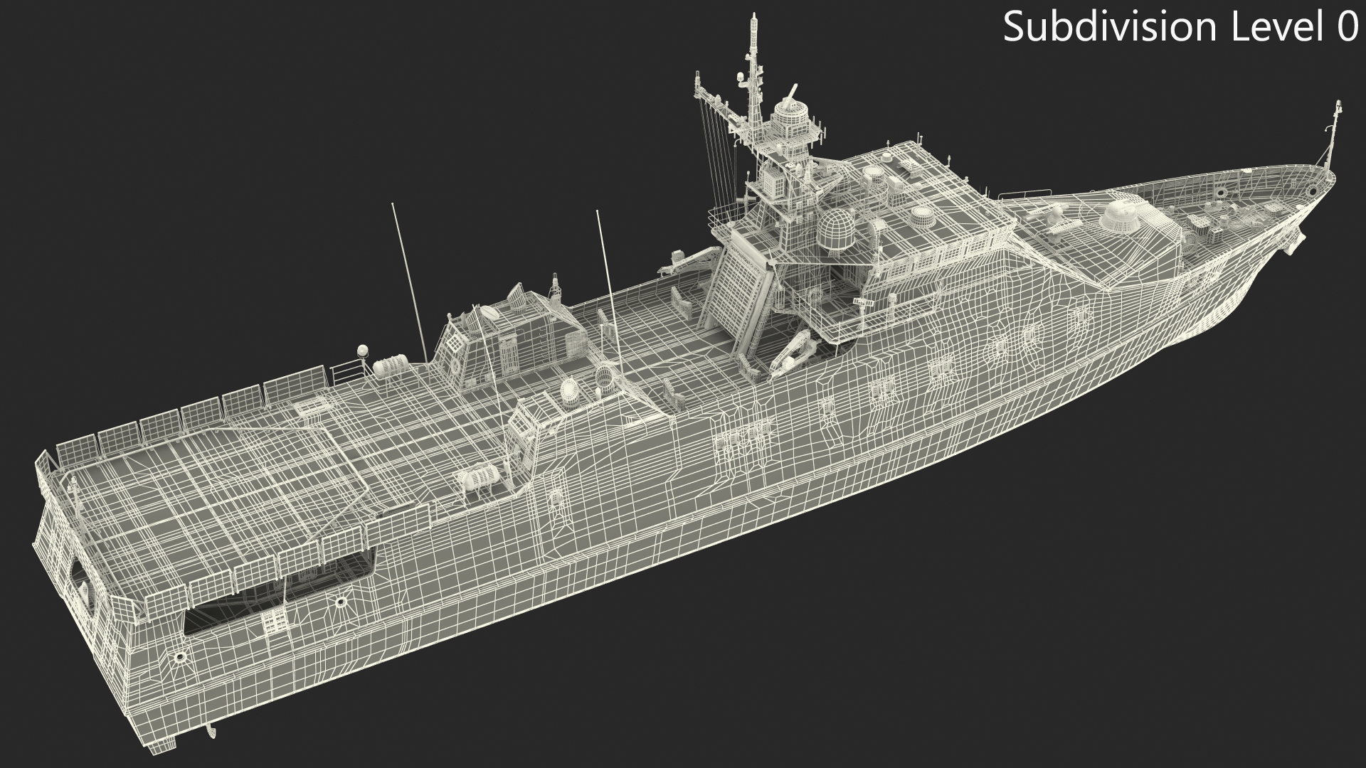 3D Coast Guard Ship Rigged model