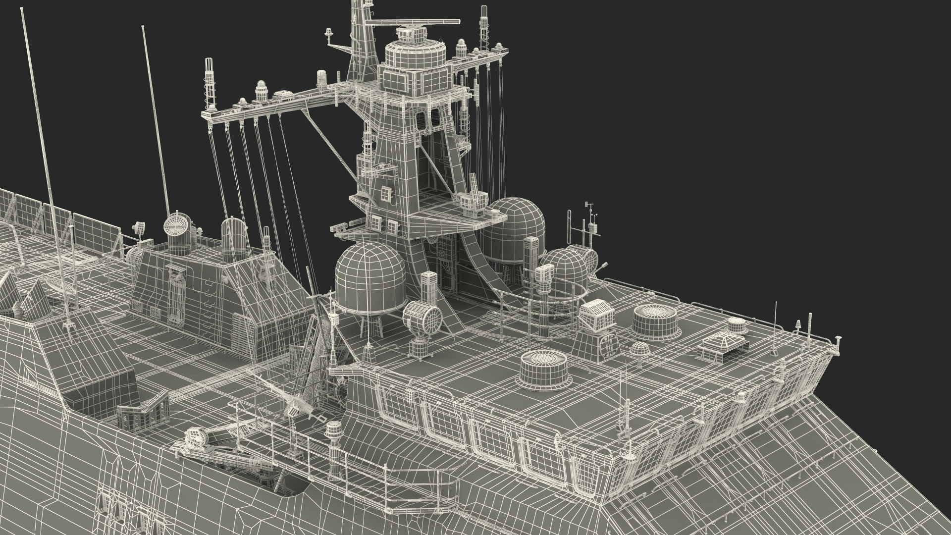 3D Coast Guard Ship Rigged model