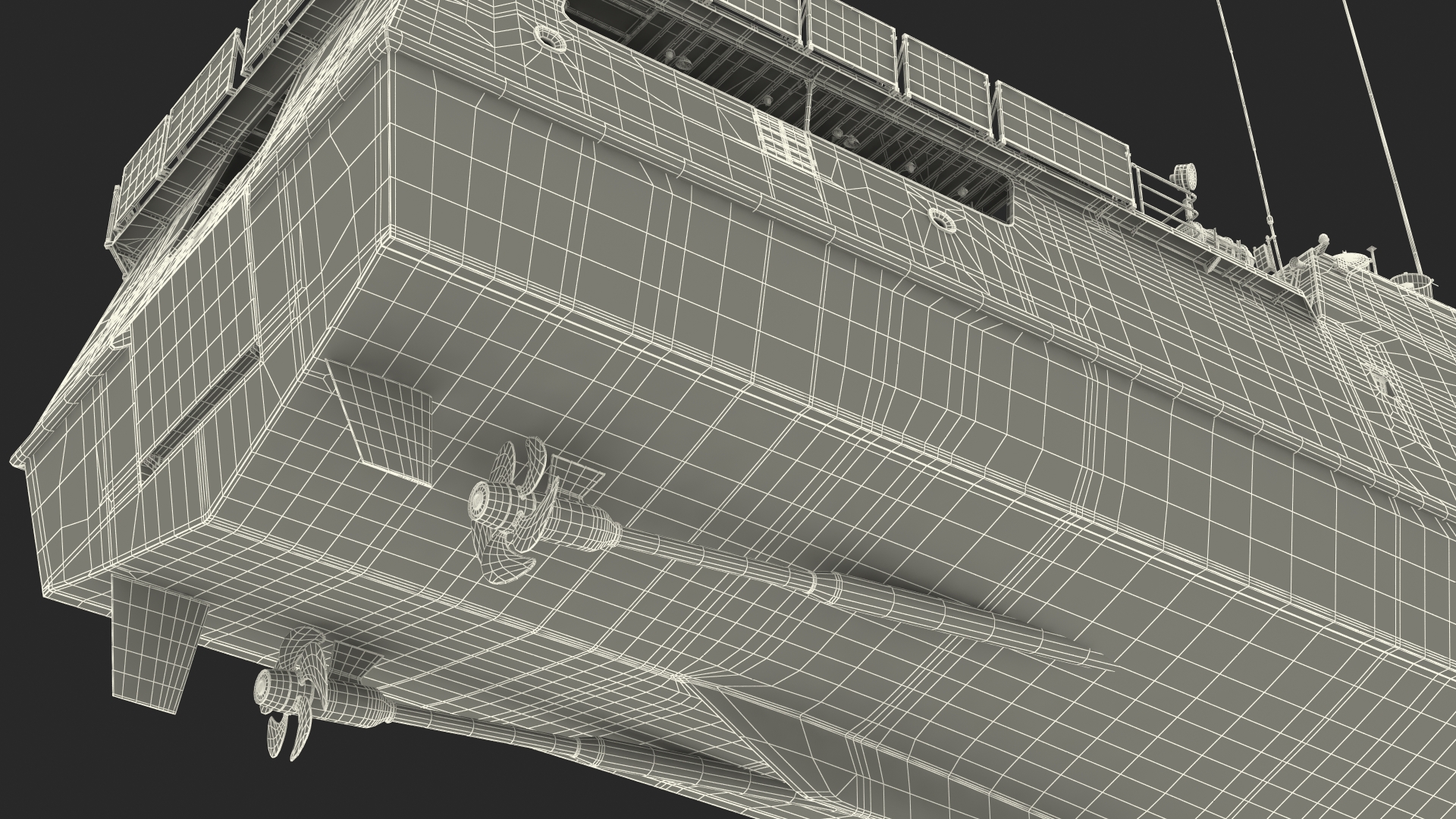 3D Coast Guard Ship Rigged model