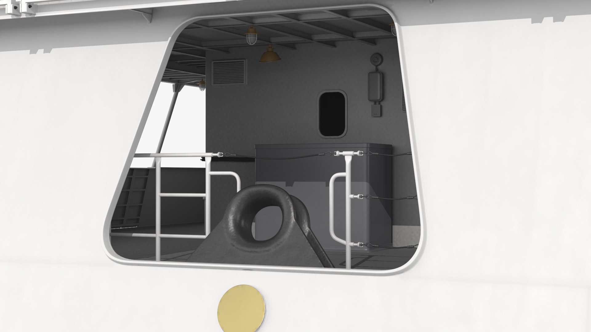 3D Coast Guard Ship Rigged model