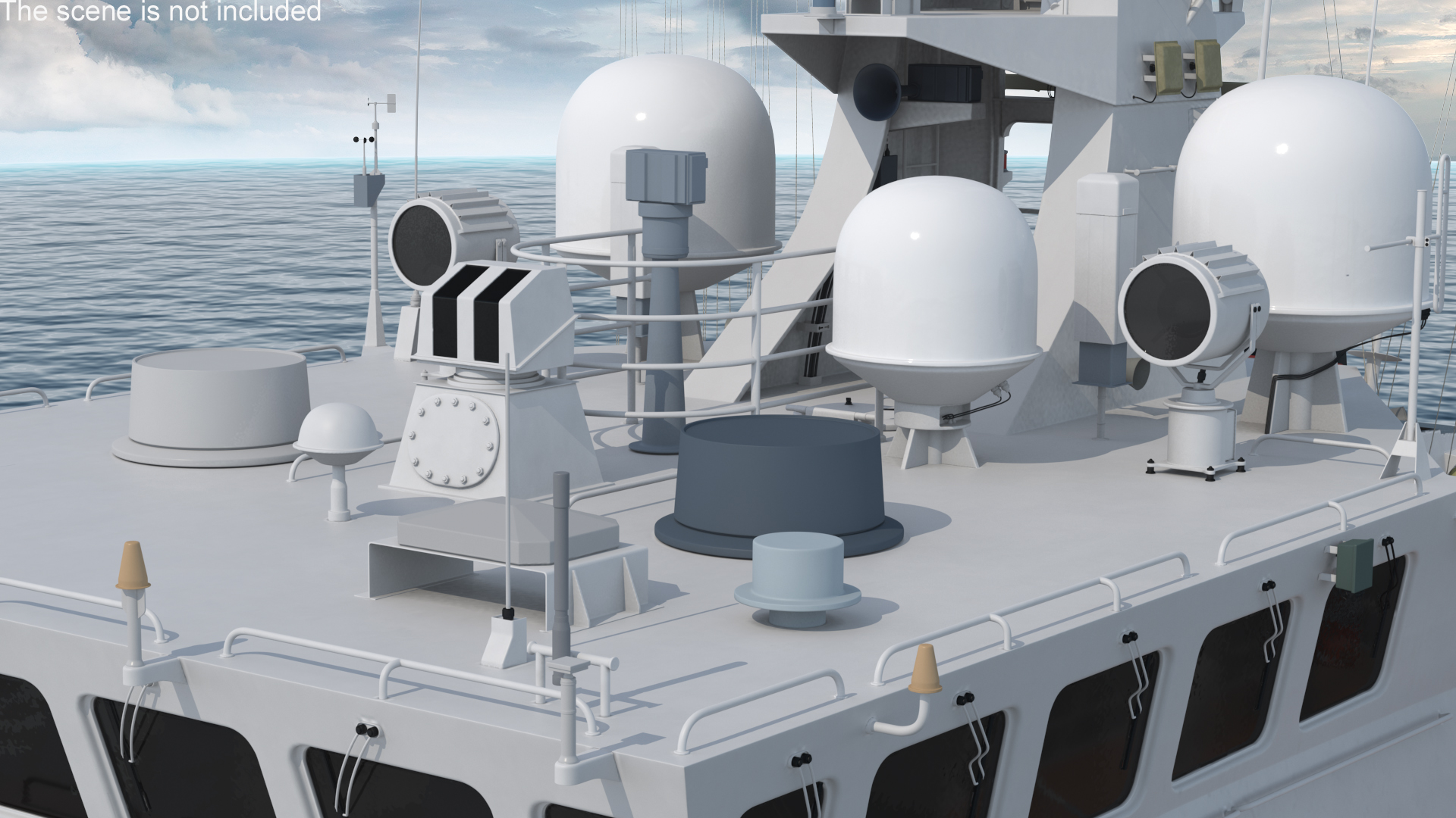 3D Coast Guard Ship Rigged model