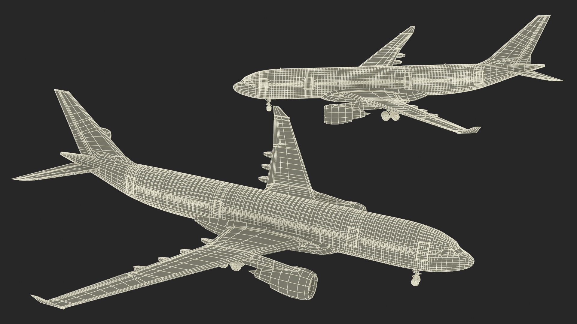 3D model Cathay Pacific Airbus A330-200