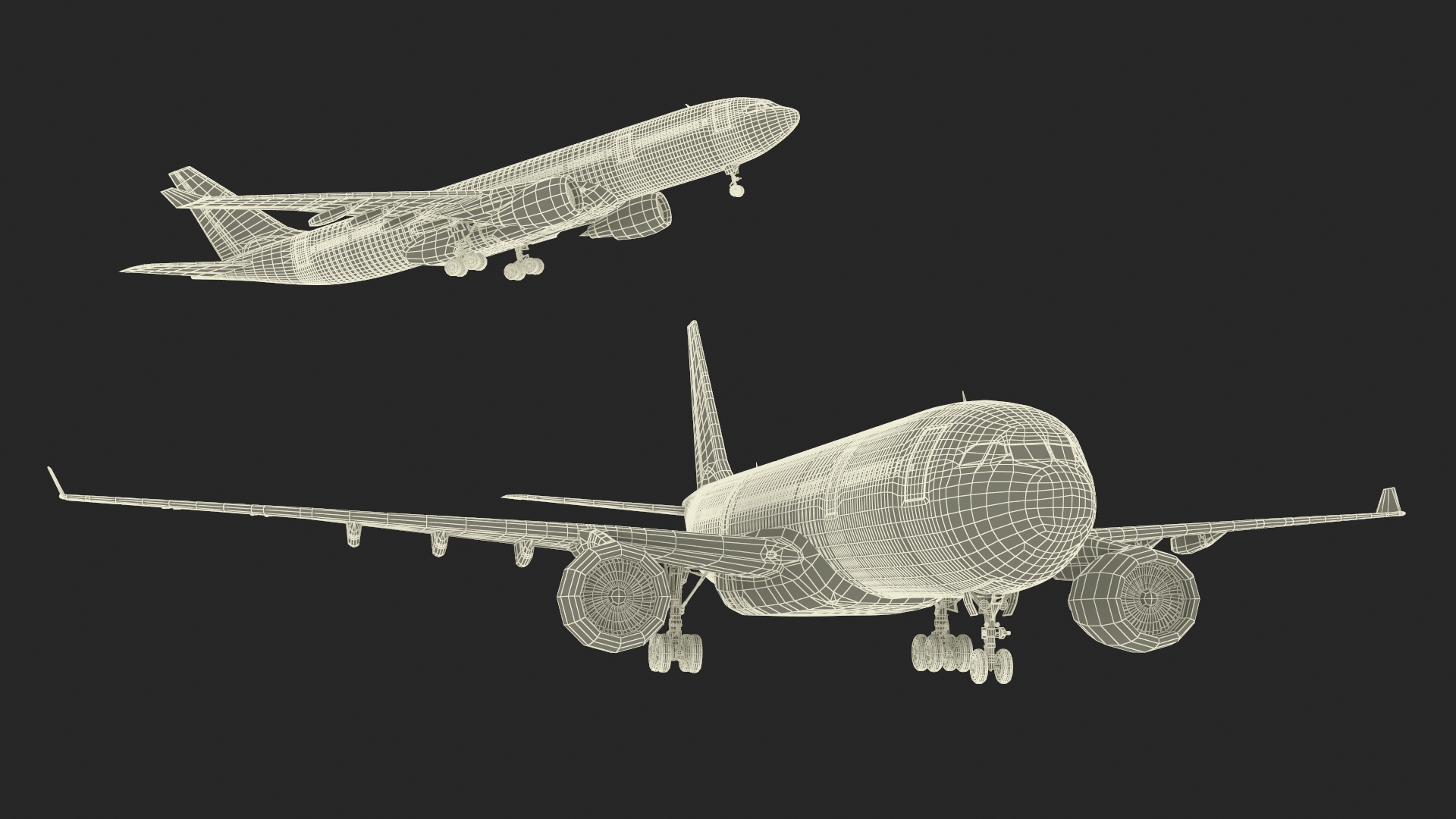 3D model Cathay Pacific Airbus A330-200