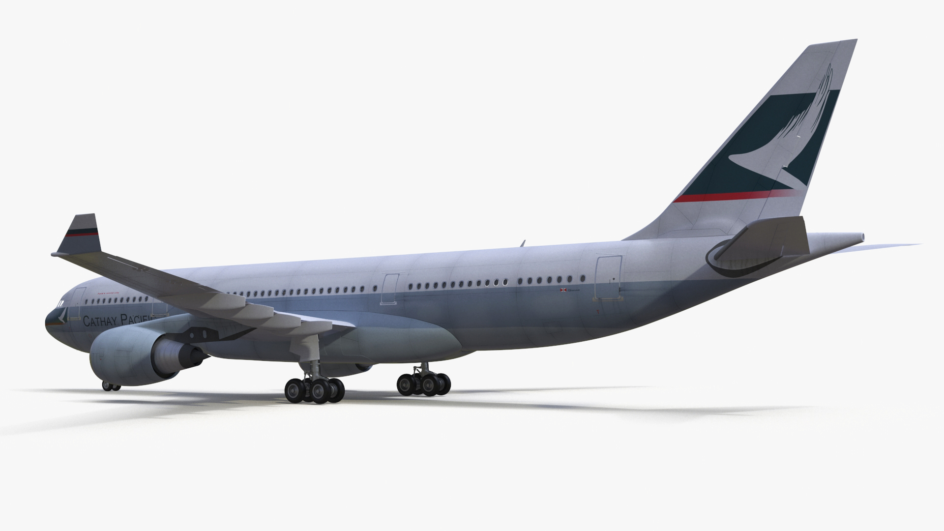 3D model Cathay Pacific Airbus A330-200