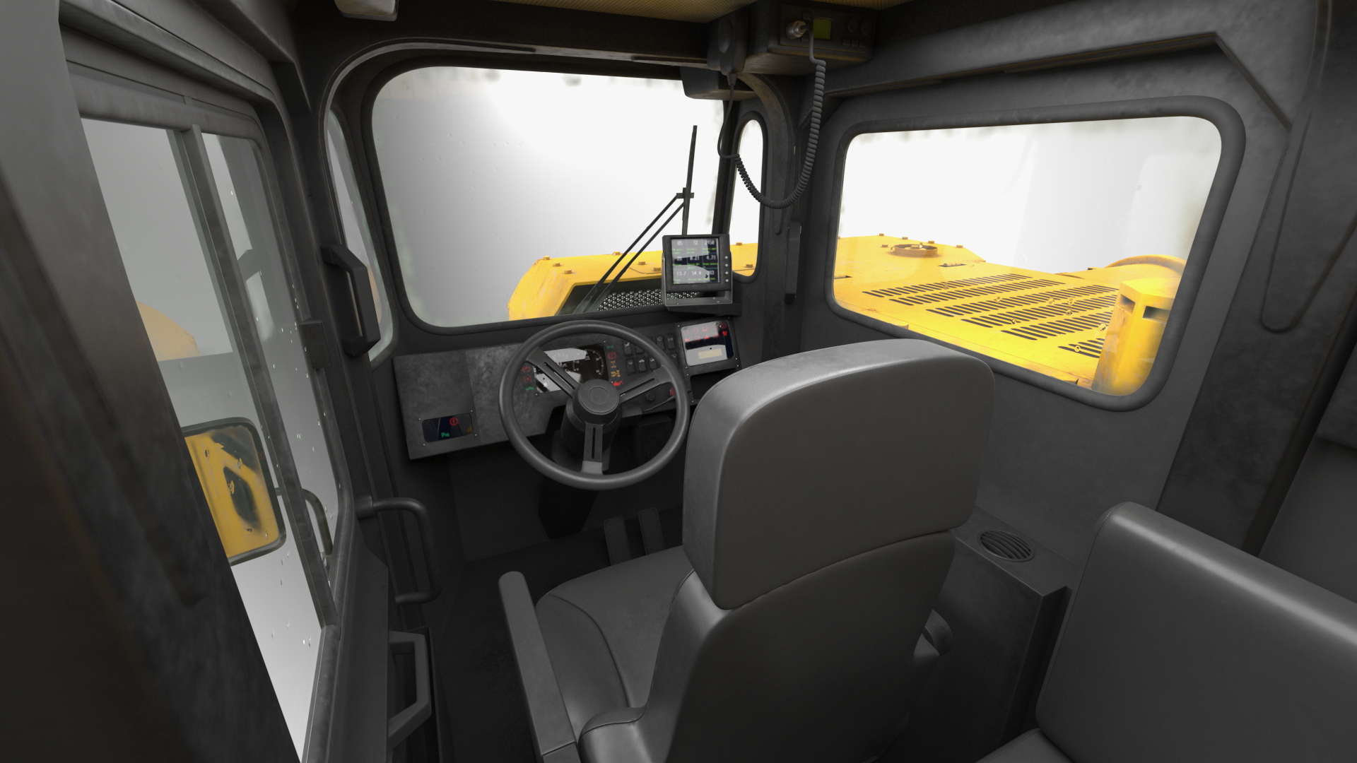 Underground Truck Unload Coal 3D model