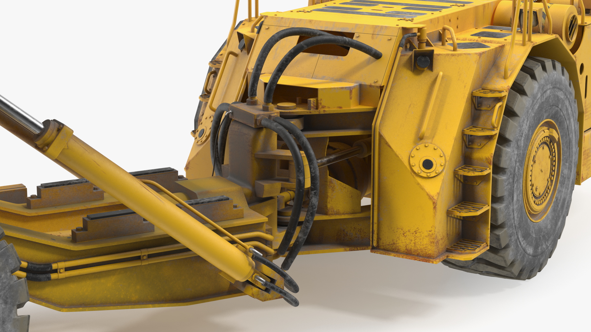 Underground Truck Unload Coal 3D model