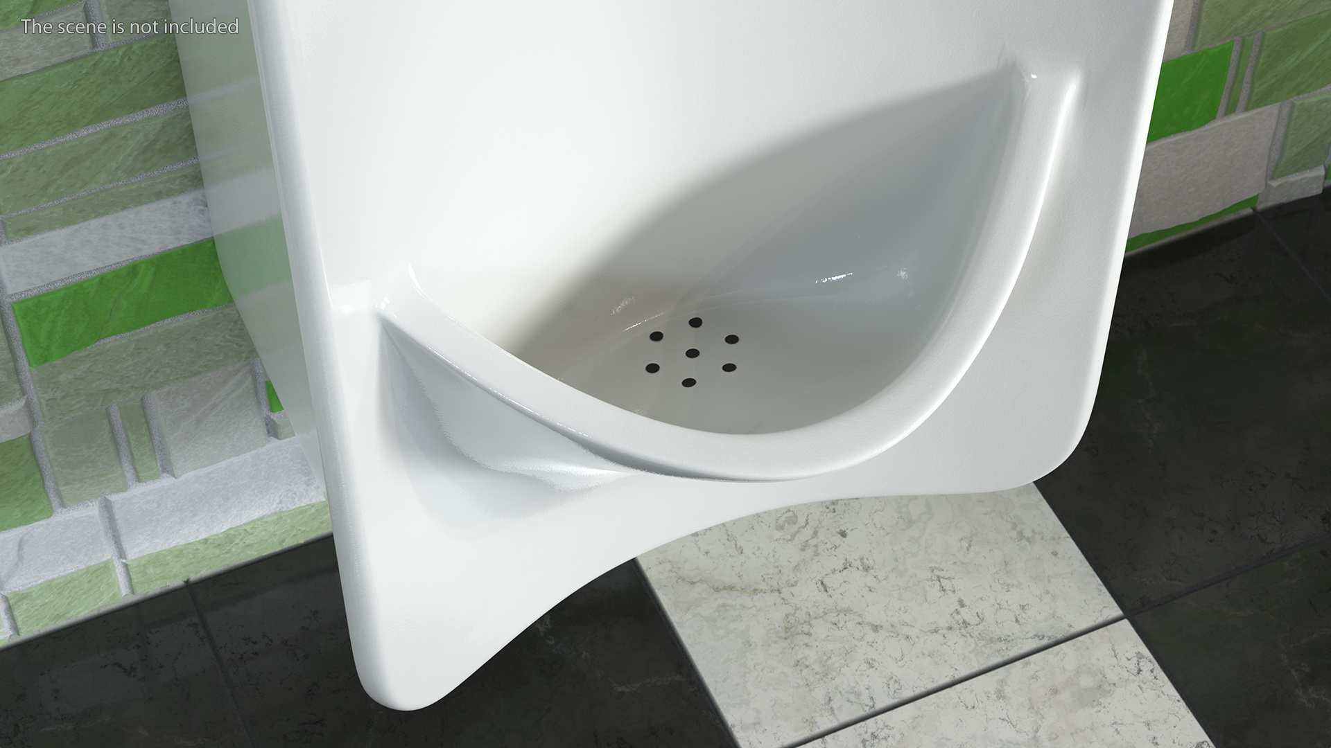 American Standard Greenbrook Top Spud Urinal 3D model
