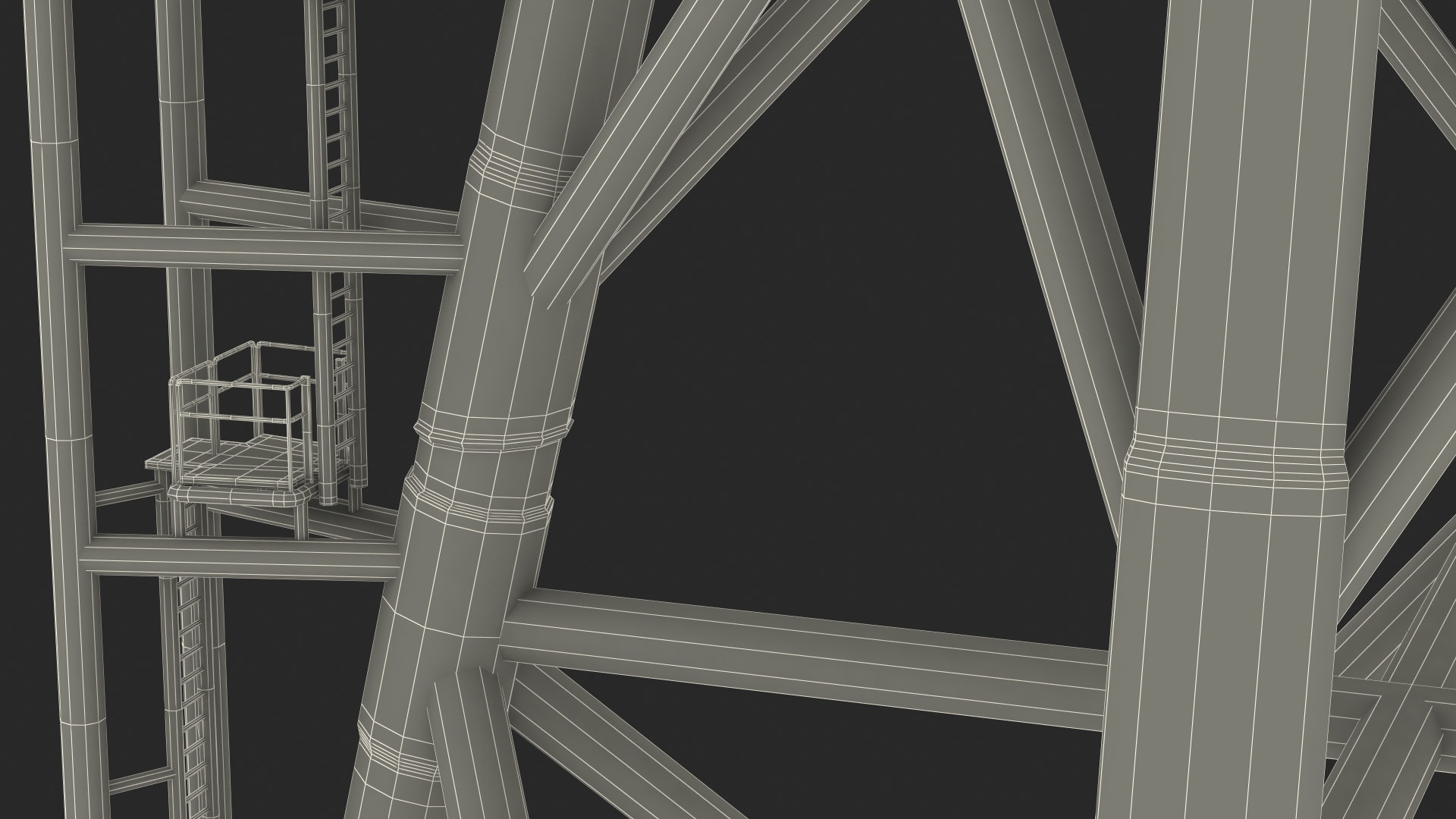 3D Offshore Support Structure