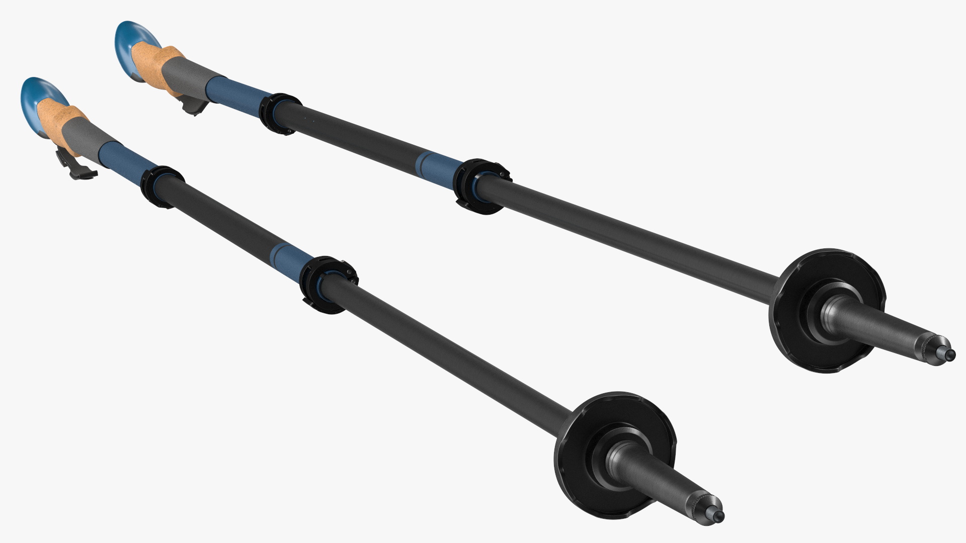 3D Idle Carbon Trekking-Poles