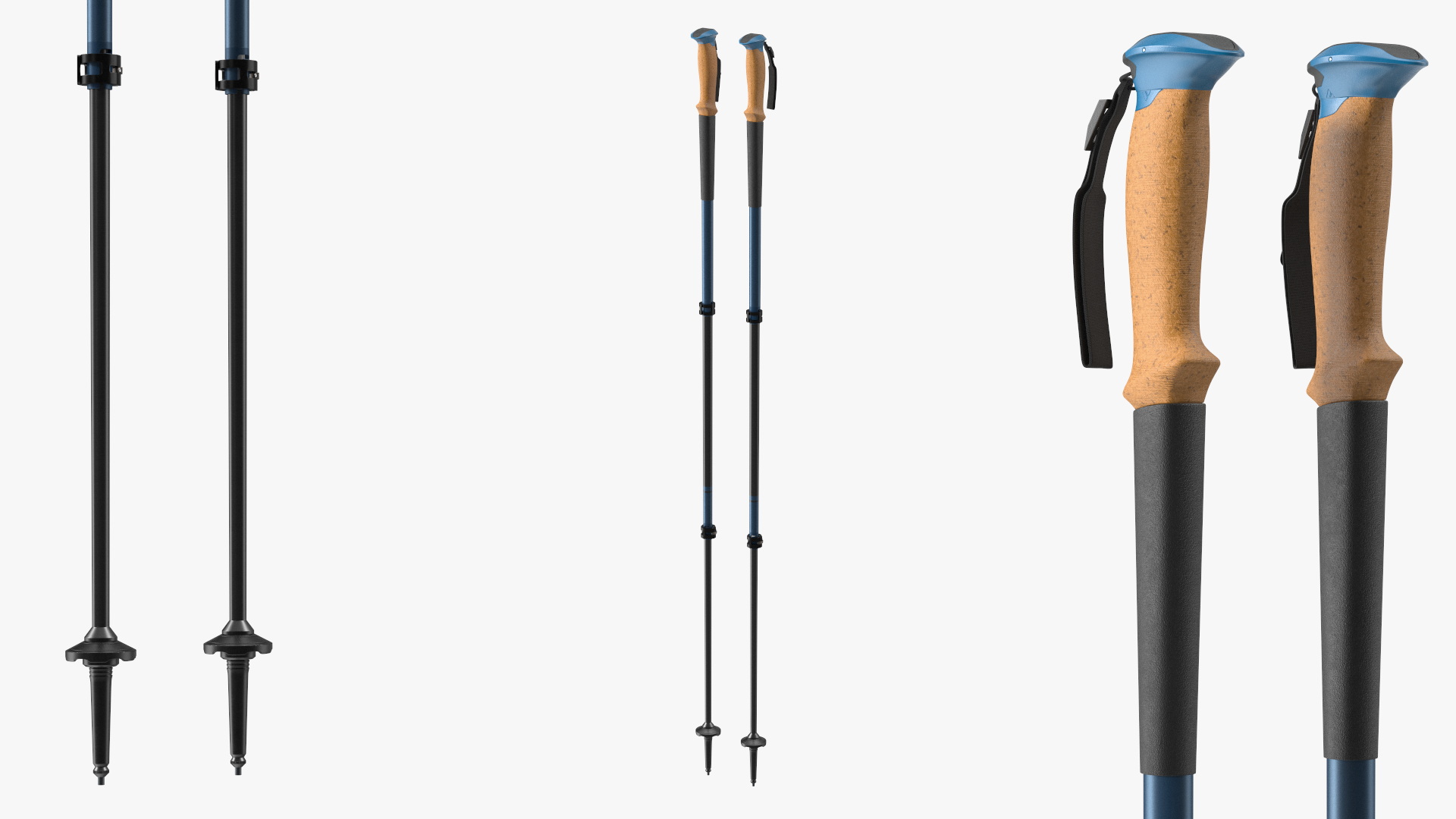 3D Idle Carbon Trekking-Poles