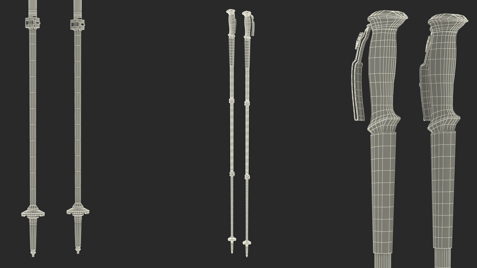 3D Idle Carbon Trekking-Poles