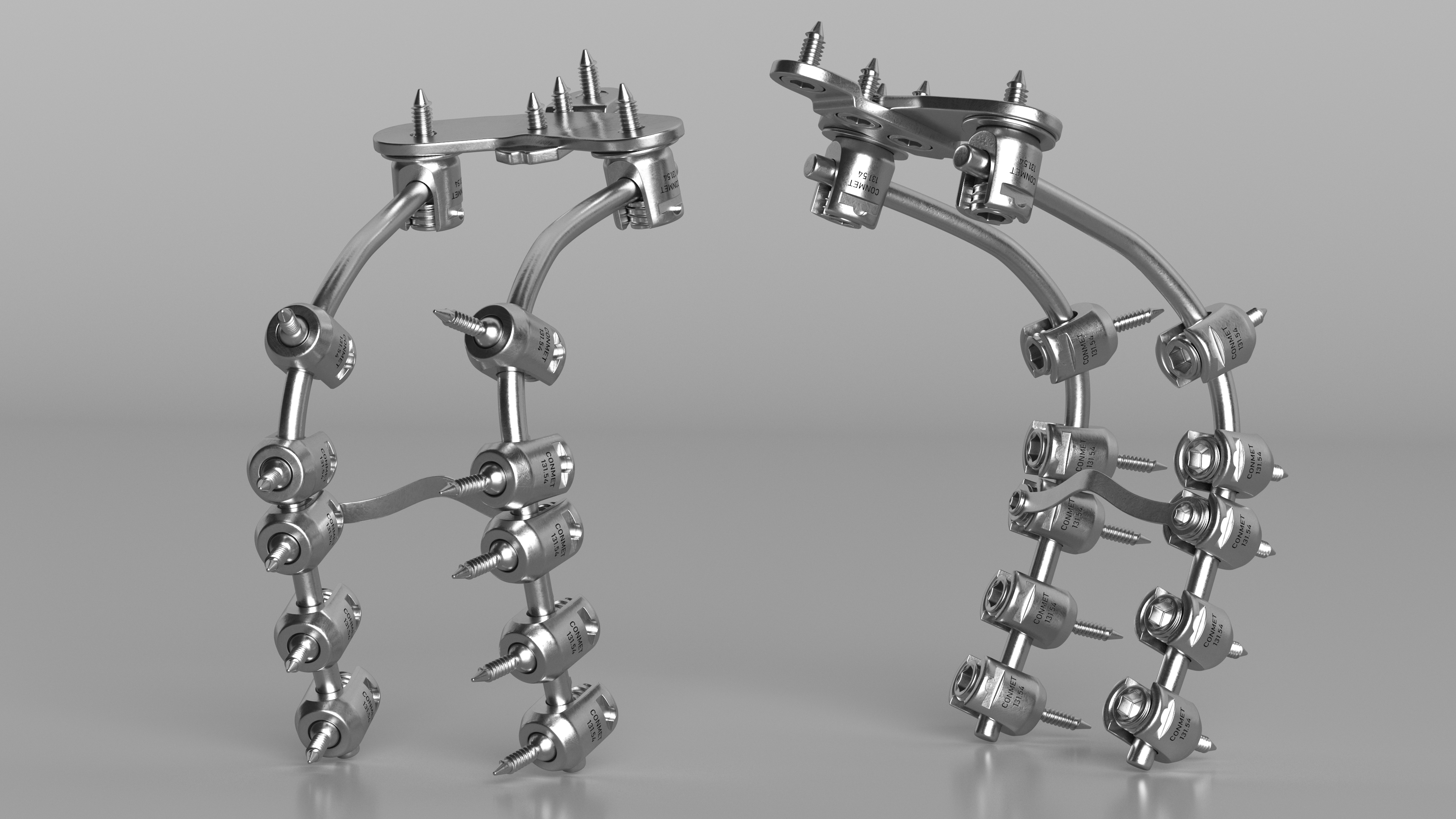 3D model Posterior Cervical Spine Fixation System