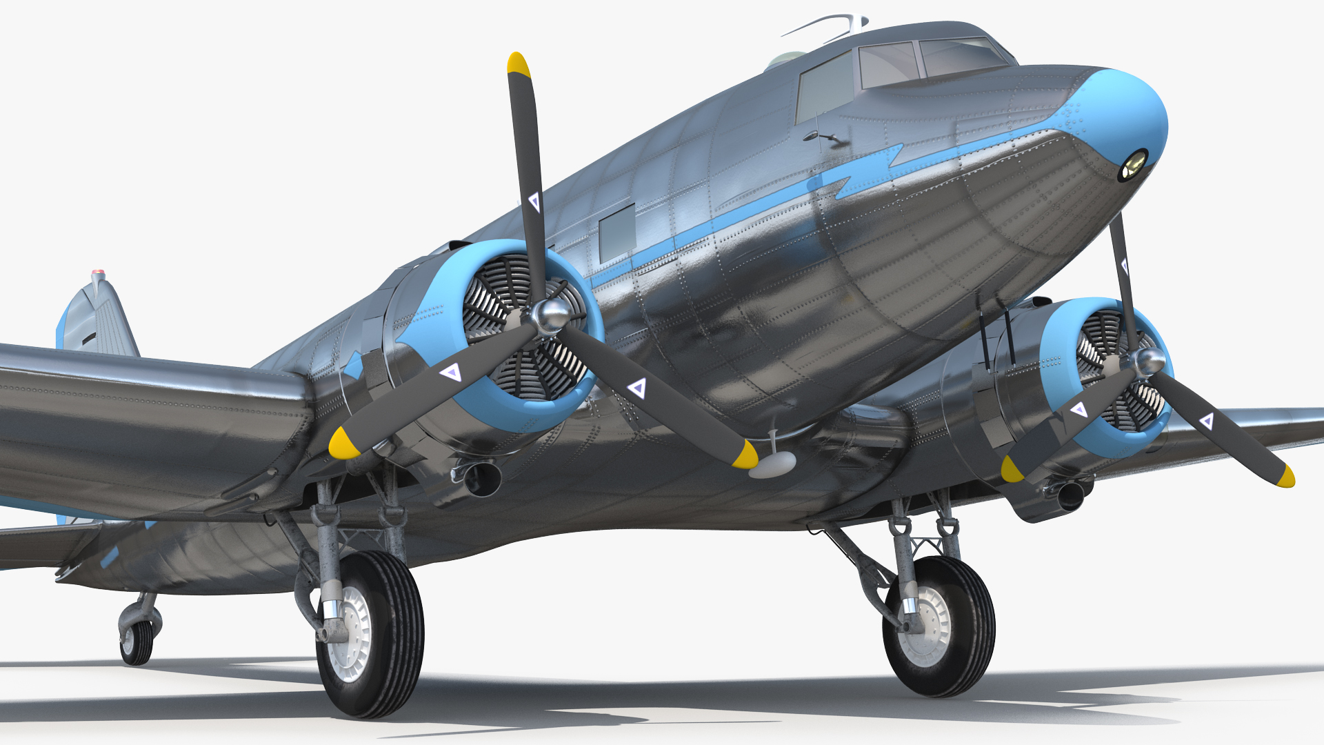 Vintage Airliner Generic 3D model