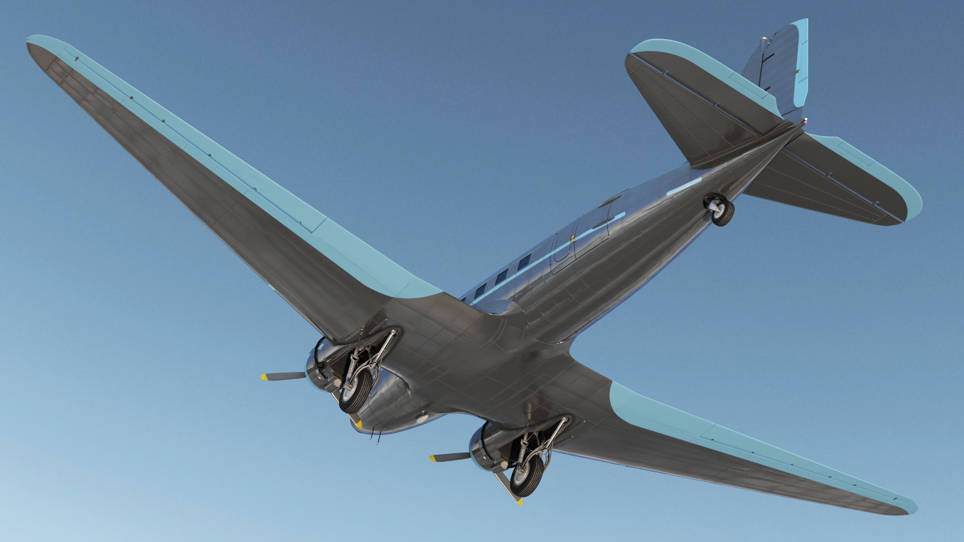 Vintage Airliner Generic 3D model